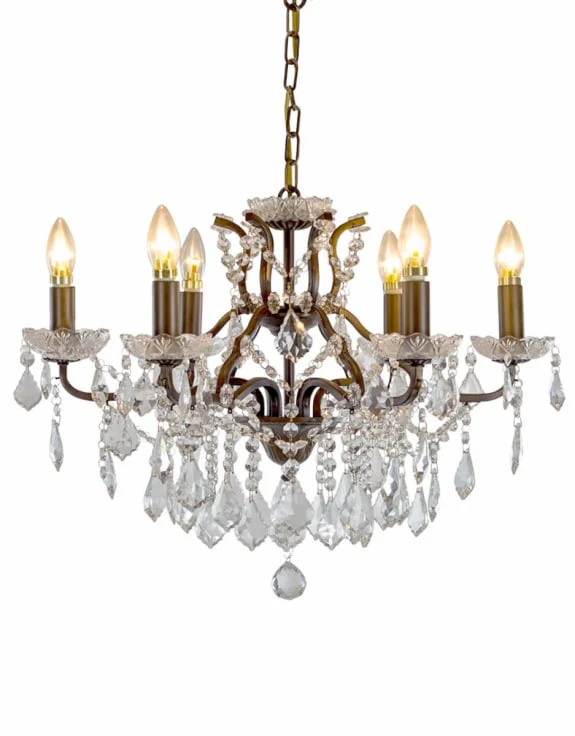 Jasmine 6/8/12Lt Chandelier Light - Various Finishes - Image 7