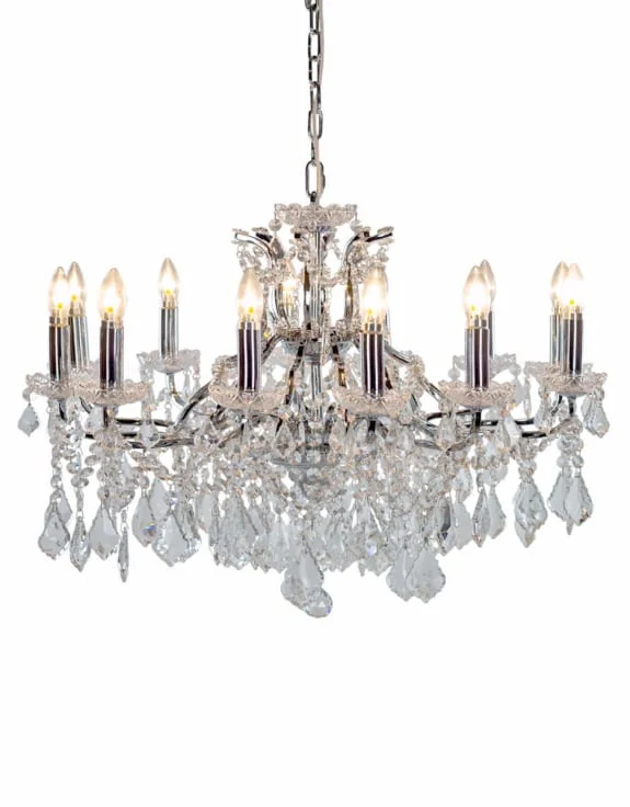 Jasmine 6/12Lt Chandelier Light - Various Finishes - Promotional Offer - Image 3