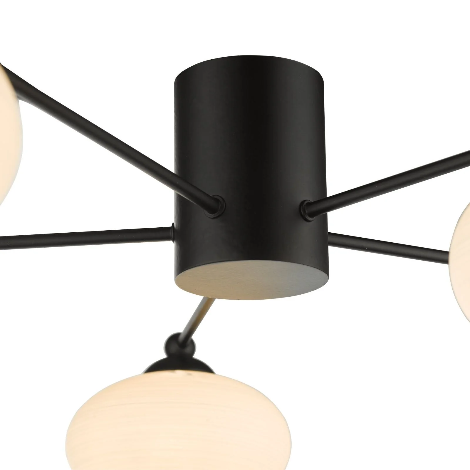 Jasper 5 Light Semi Flush Black - Image 6