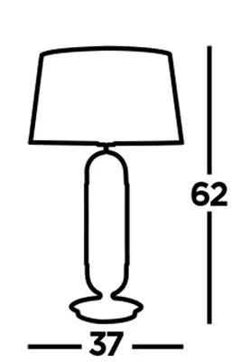 Jazz Table Lamp - Brass/Silver - Image 3