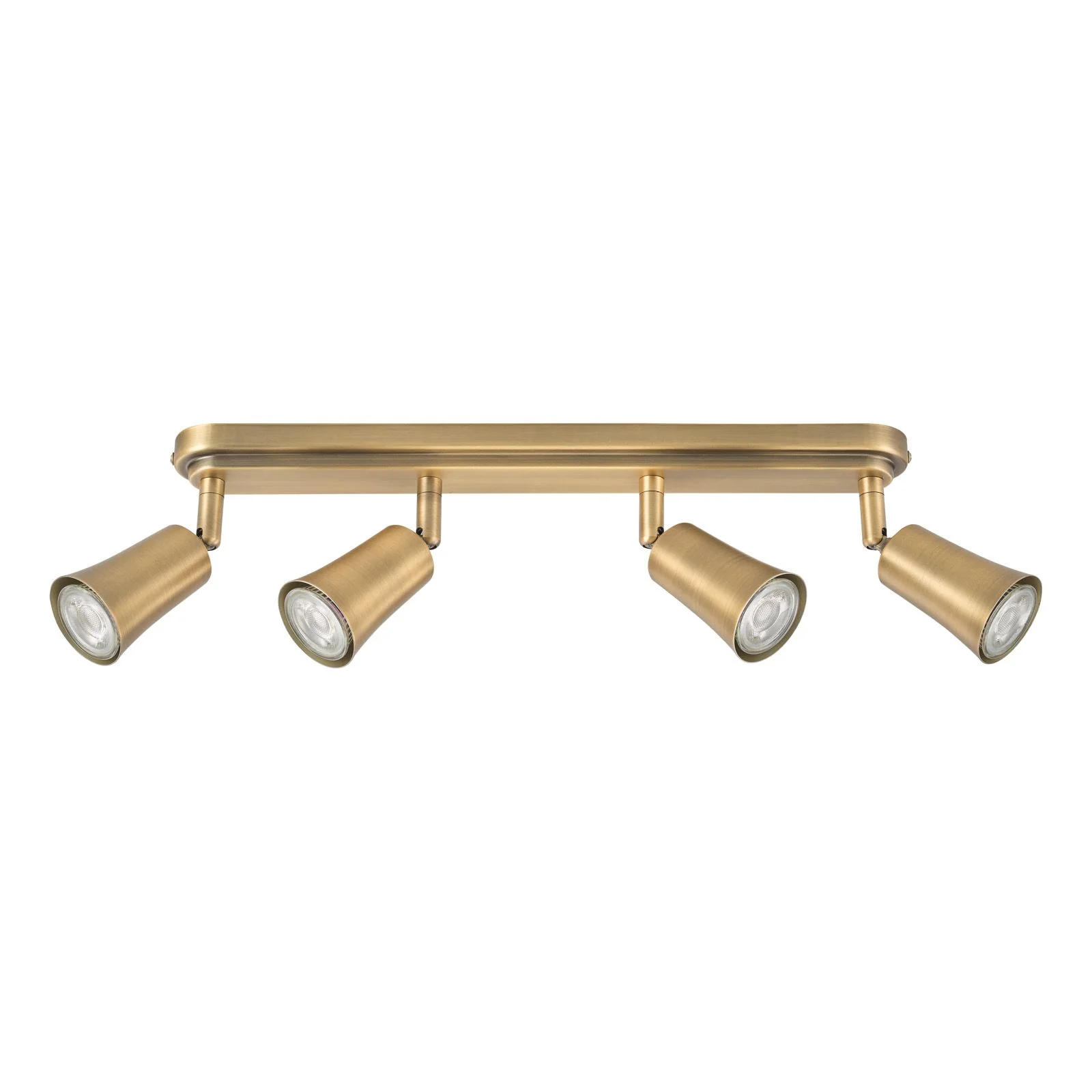 Jedrek 4 Light Bar Spotlight-Aged Brass - Image 2