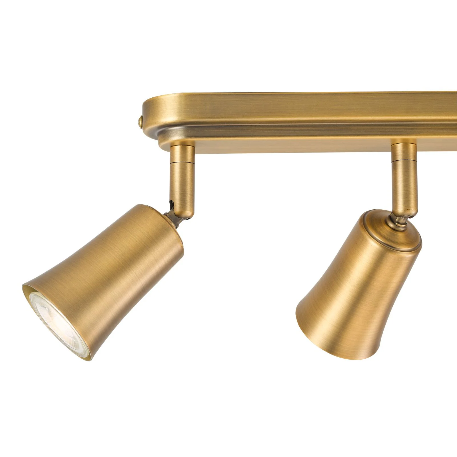 Jedrek 4 Light Bar Spotlight-Aged Brass - Image 3