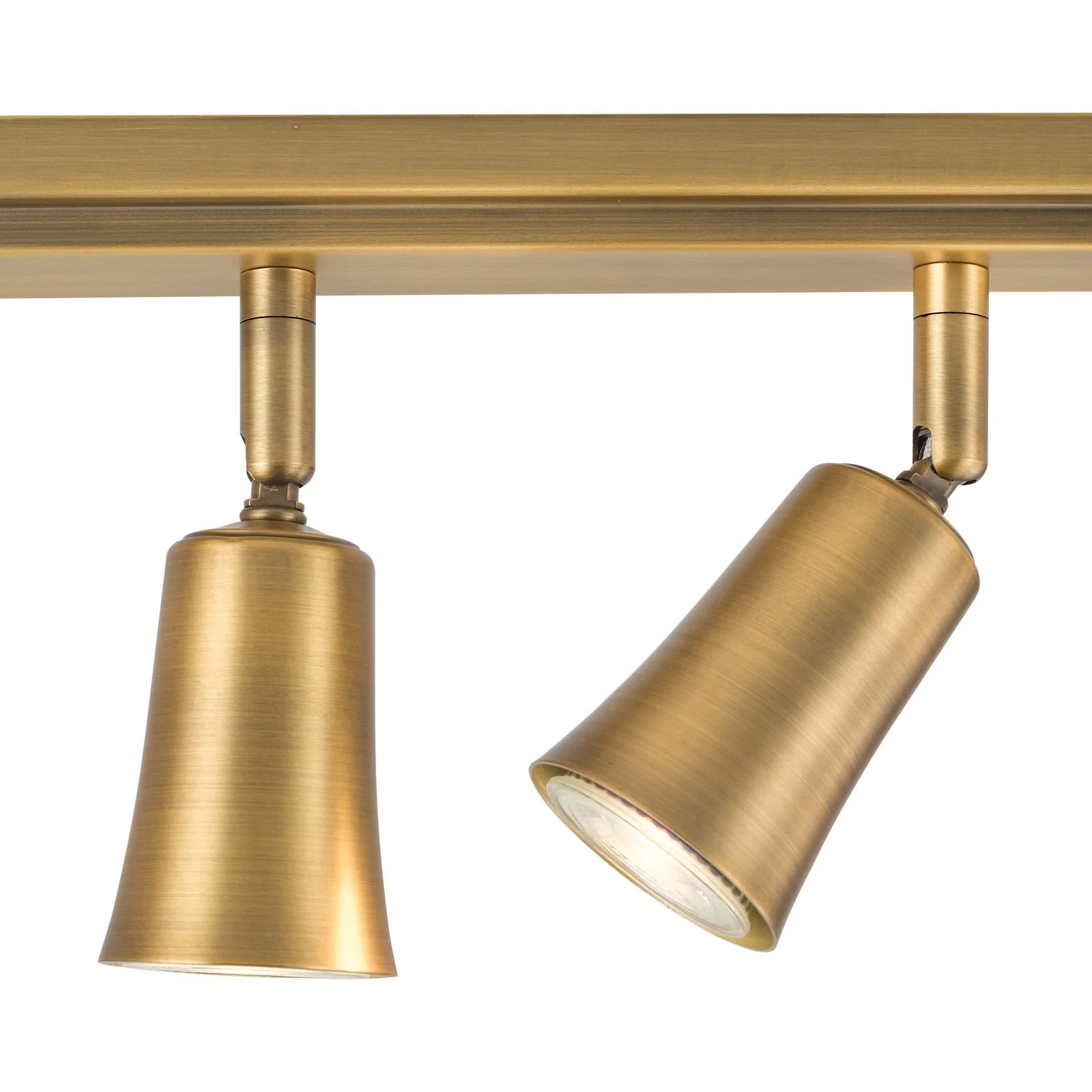 Jedrek 4 Light Bar Spotlight-Aged Brass - Image 4