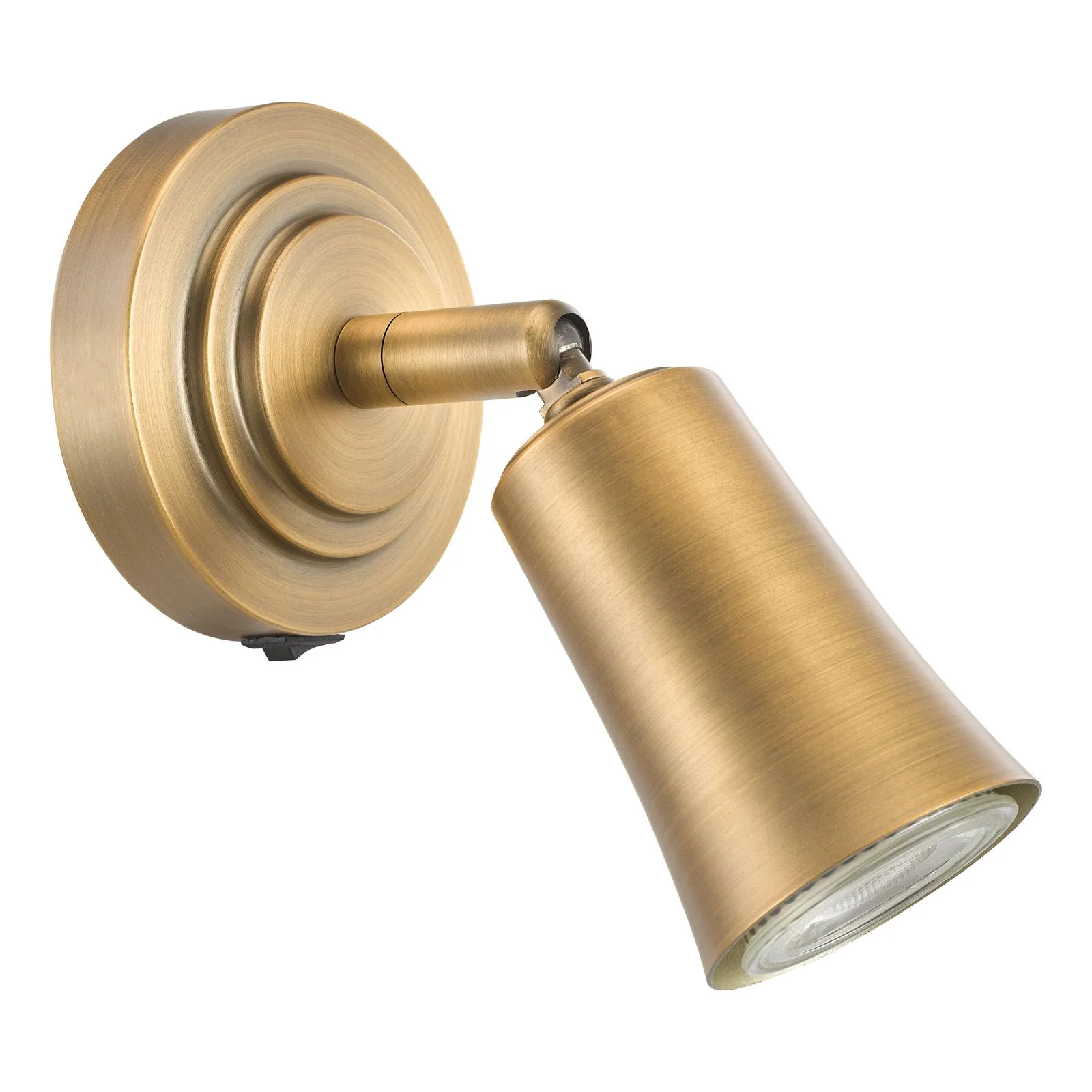 Jedrek Single Spotlight- Aged Brass - Image 2