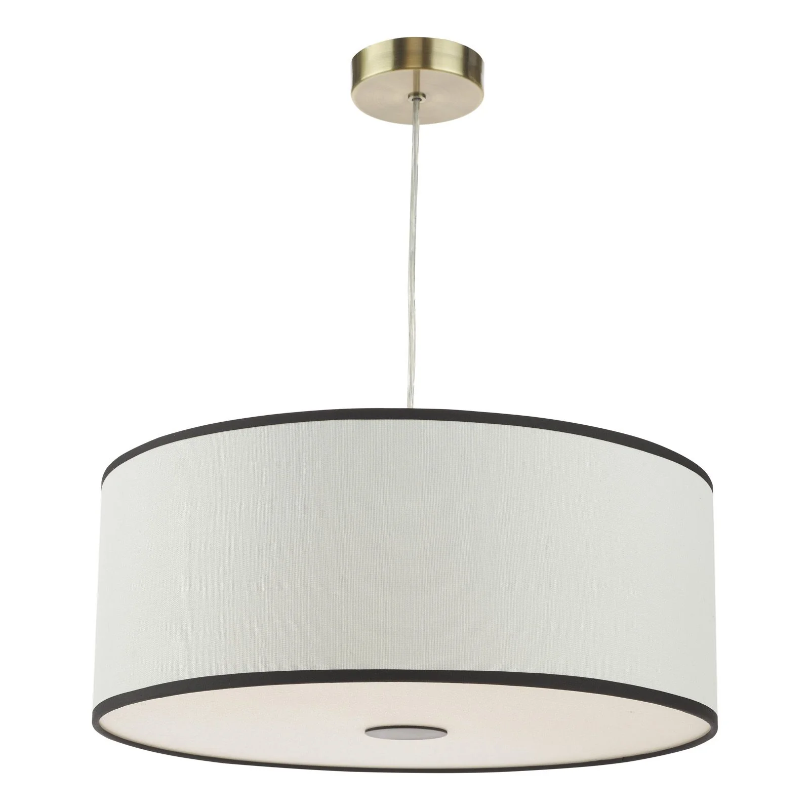 Jemima Easy Fit Pendant - White and White Frosted Acrylic With Shade - Image 2
