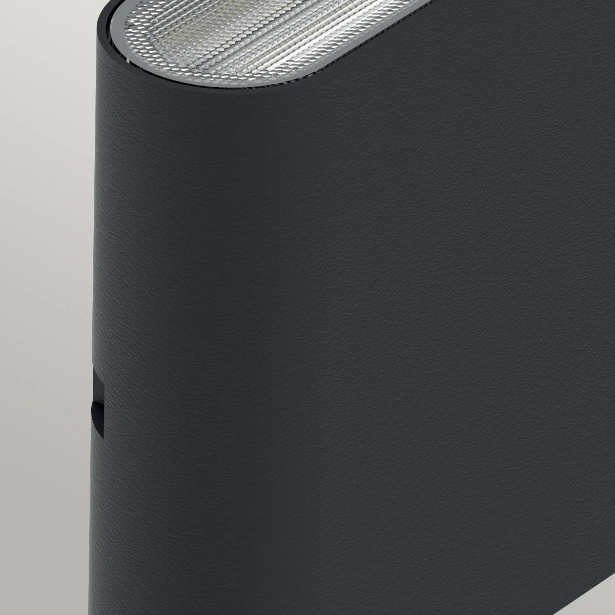 Jens Small/Medium LED Wall Lantern - Black Finish - Image 3
