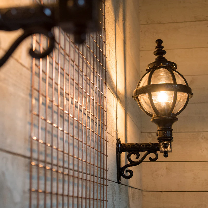 Jericho 1Lt Wall Lamp - Cast Iron - Image 9