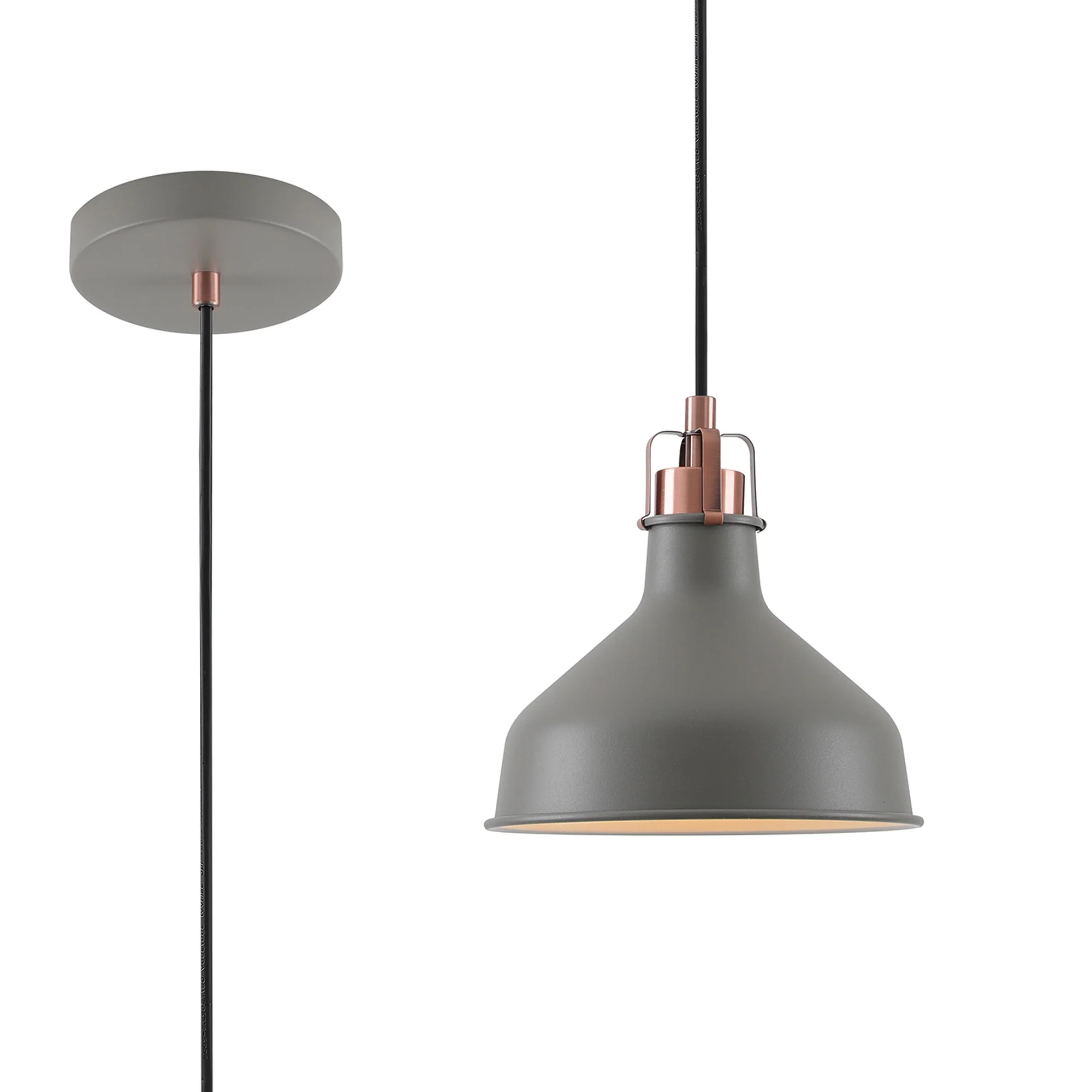 Jetson Pendant, Small/Medium, Grey/Graphite/White - Image 4