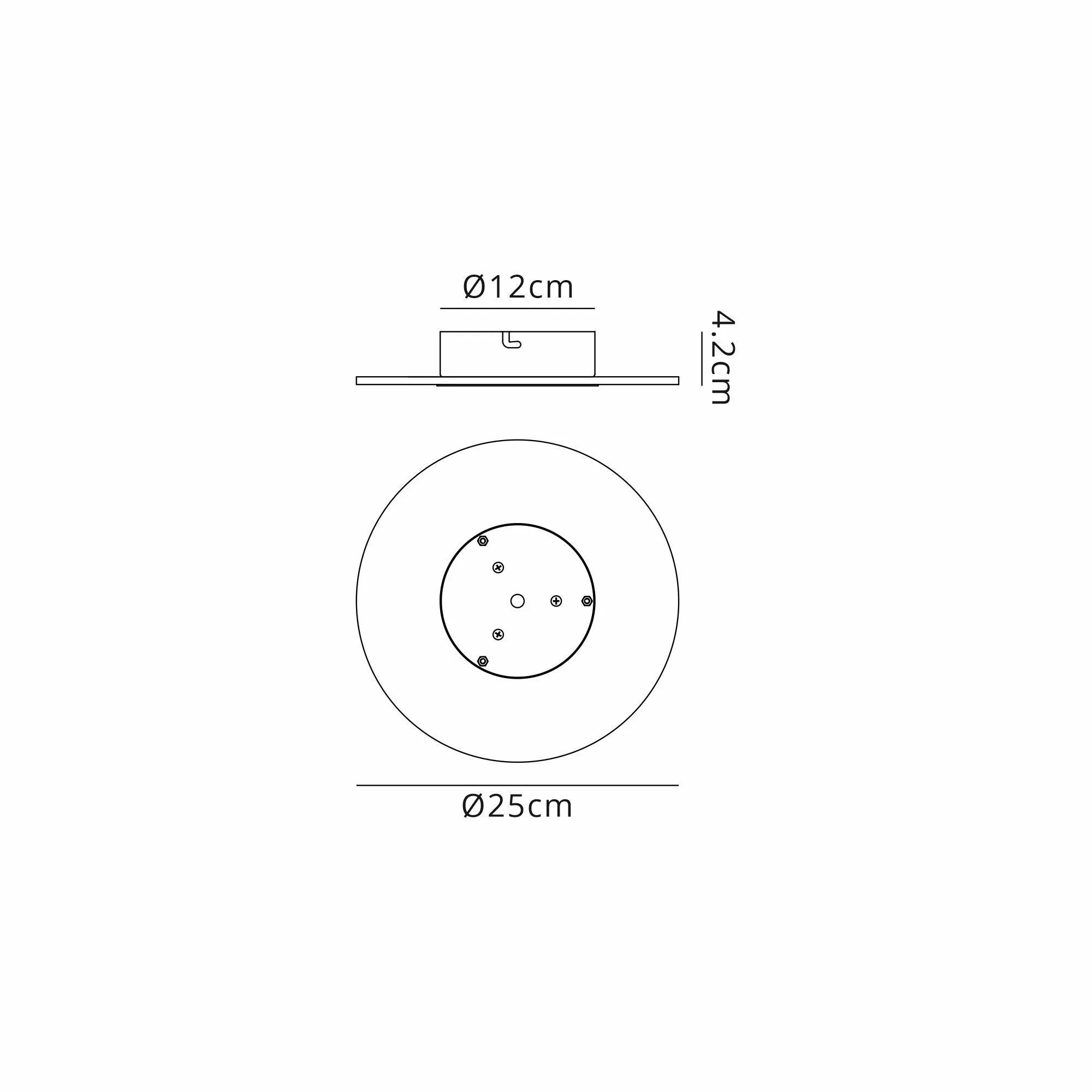 Jewel LED Wall Light - White/Gold - Image 5
