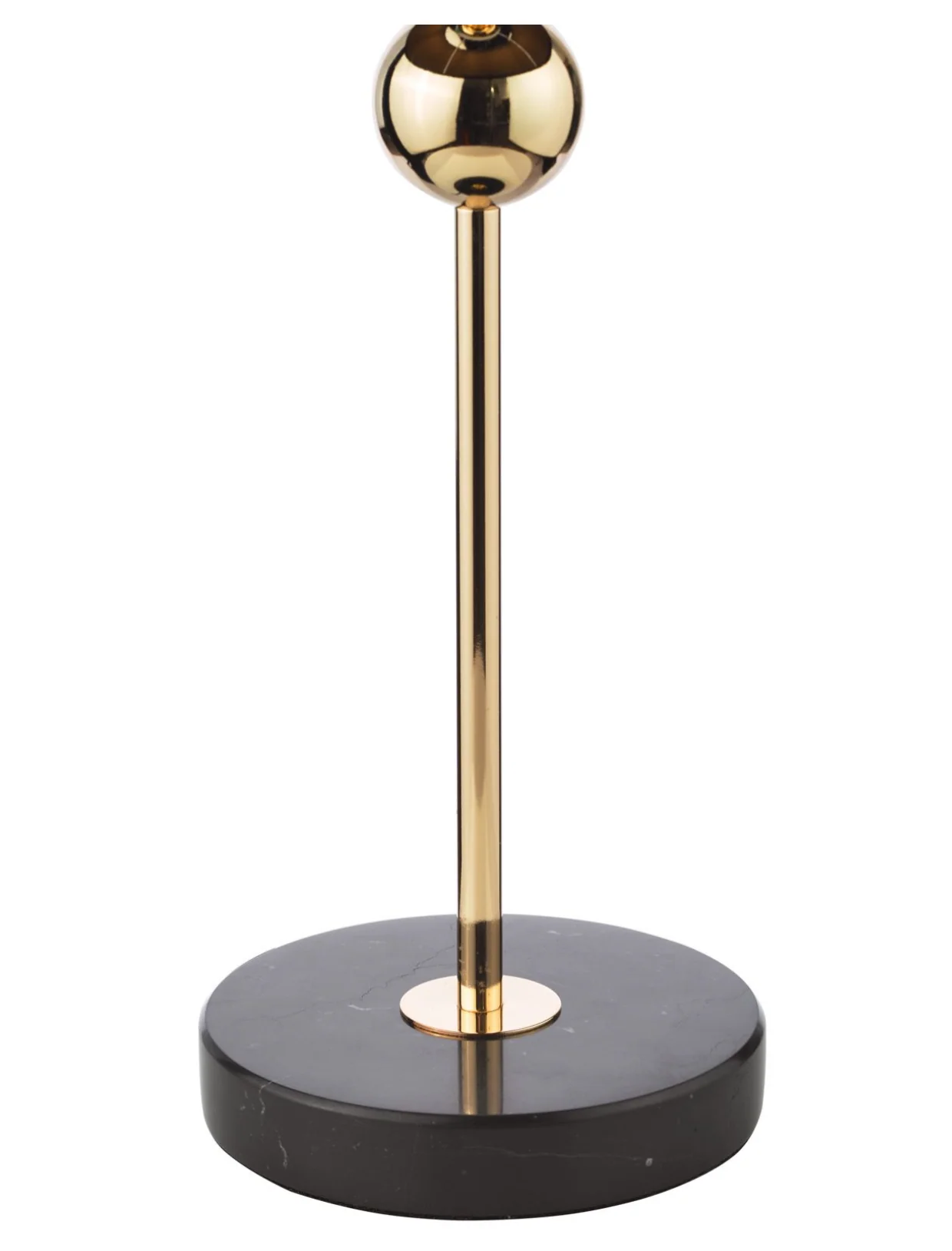 Jillian Table Lamp Marble and Polished Gold With Shade - Image 3