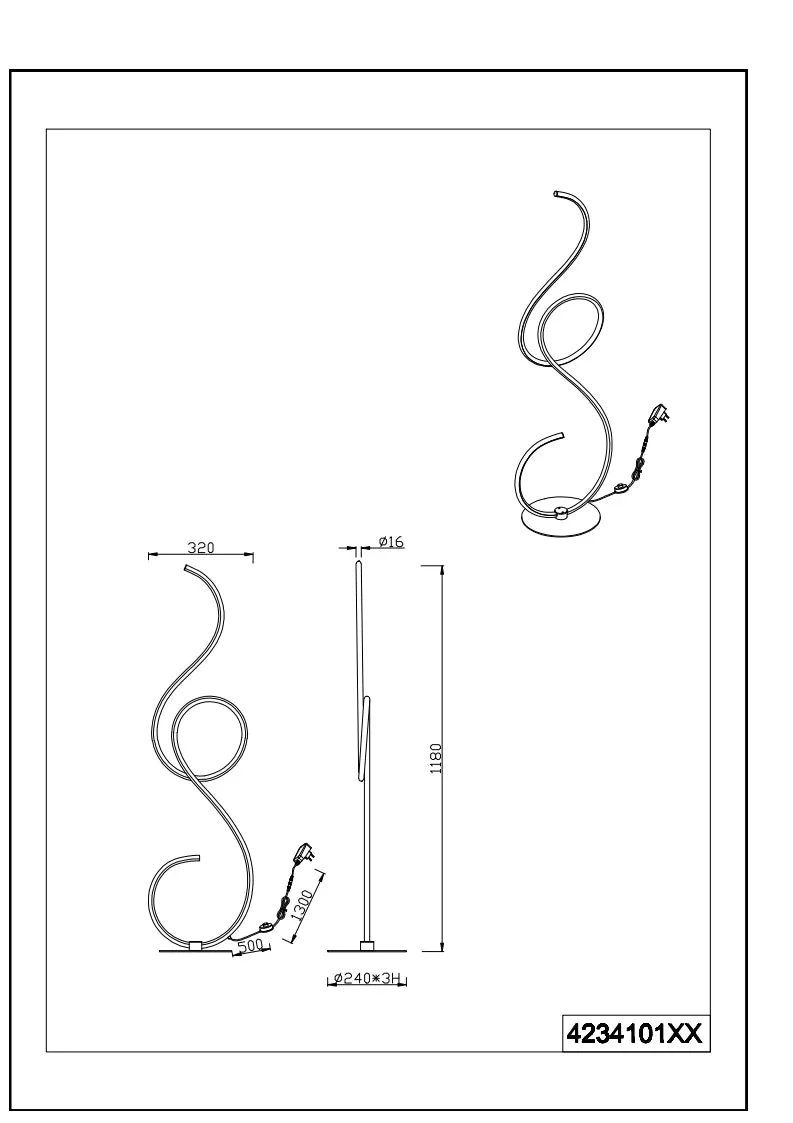 Jive Modern LED Floor Lamp - Image 2