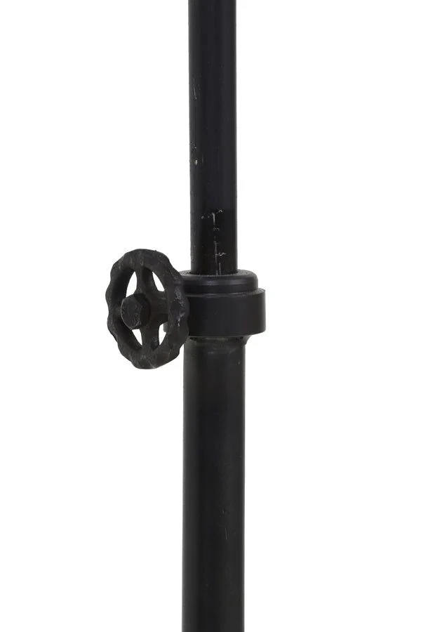Jody Floor Lamp - Black & Zinc Weather Barn Finish - Image 5