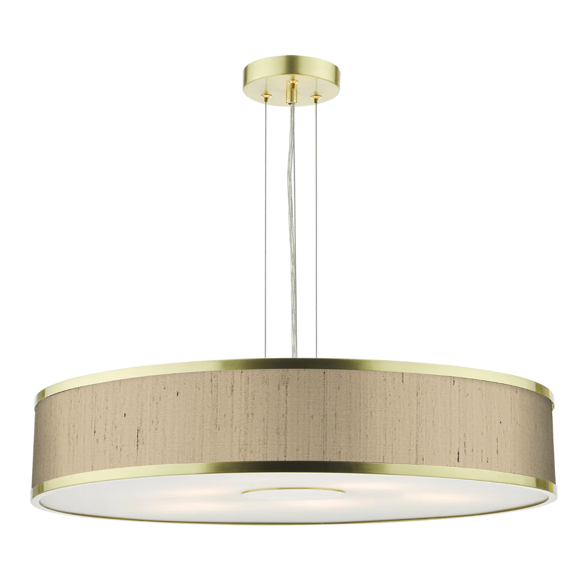 Jolyon 3/6Lt Pendant Brushed Brass With Bespoke Various Finishes - Image 5