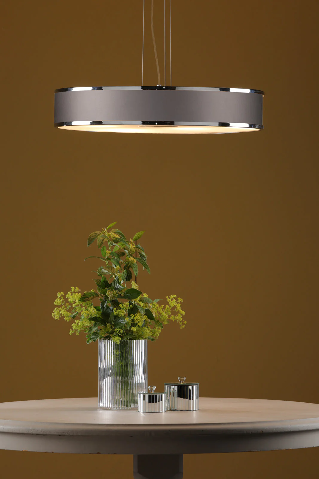 Jolyon 3/6Lt Pendant Brushed Brass With Bespoke Various Finishes - Image 8