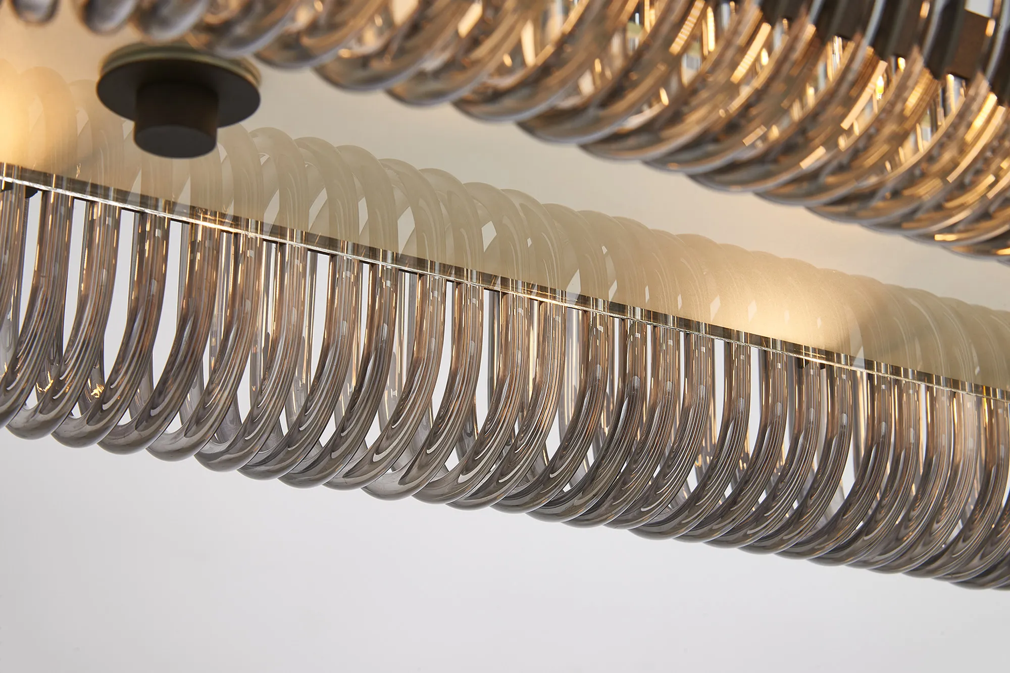 Jonas 100 x 35cm Oval Linear Pendant - Various Finishes - Image 26