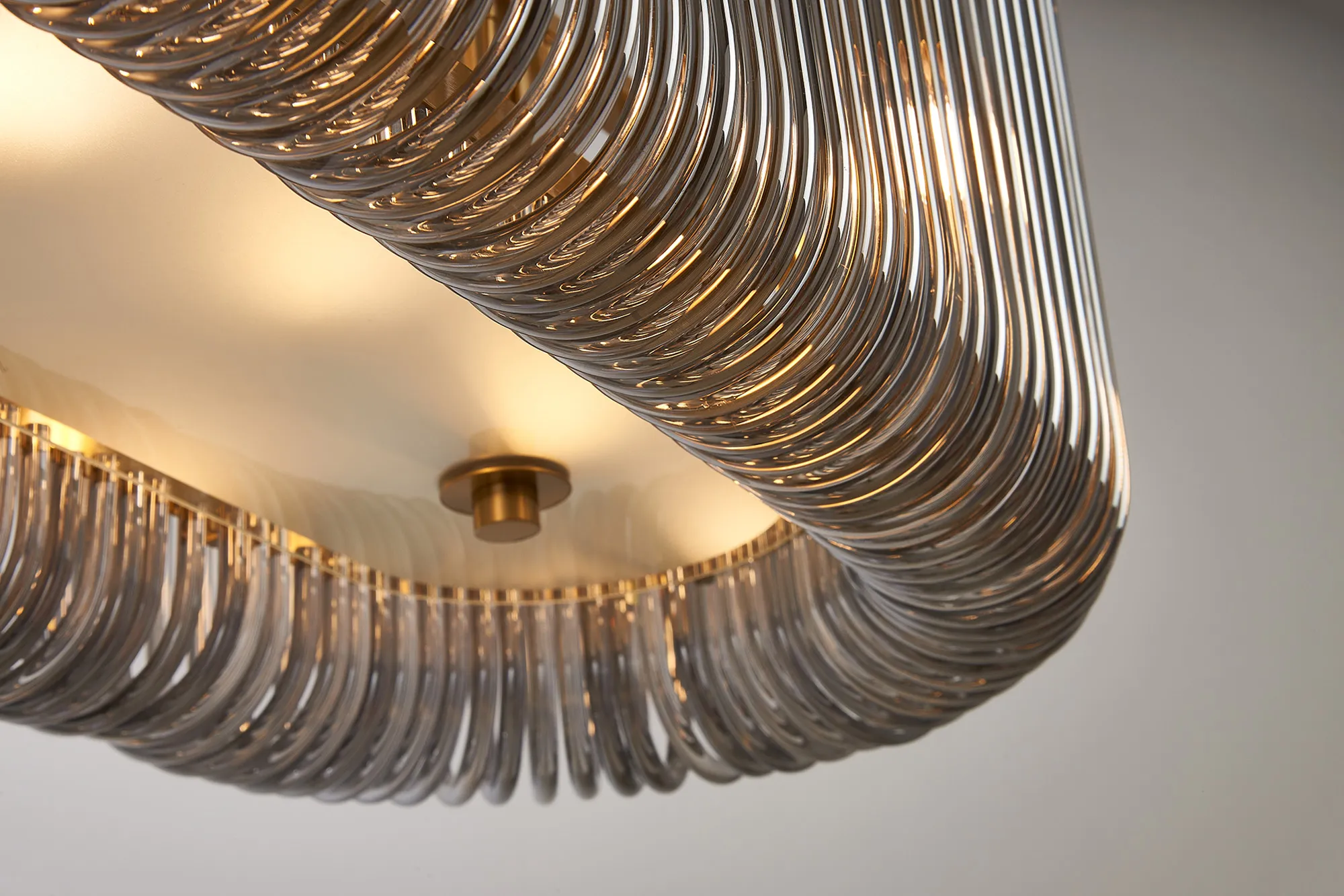 Jonas 100 x 35cm Oval Linear Pendant - Various Finishes - Image 36