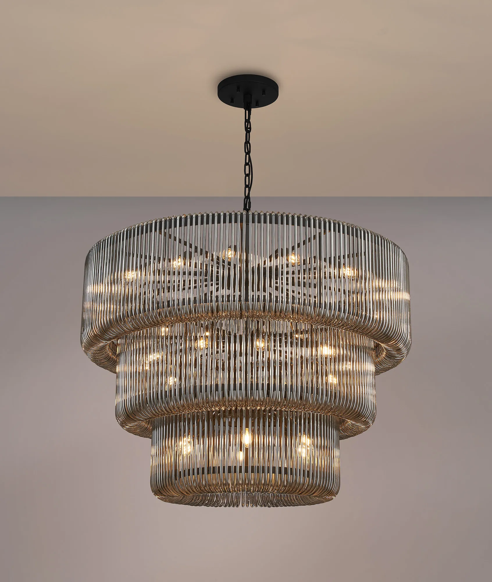 Jonas 2/3 Tier Chandelier- Various Finishes - Image 32