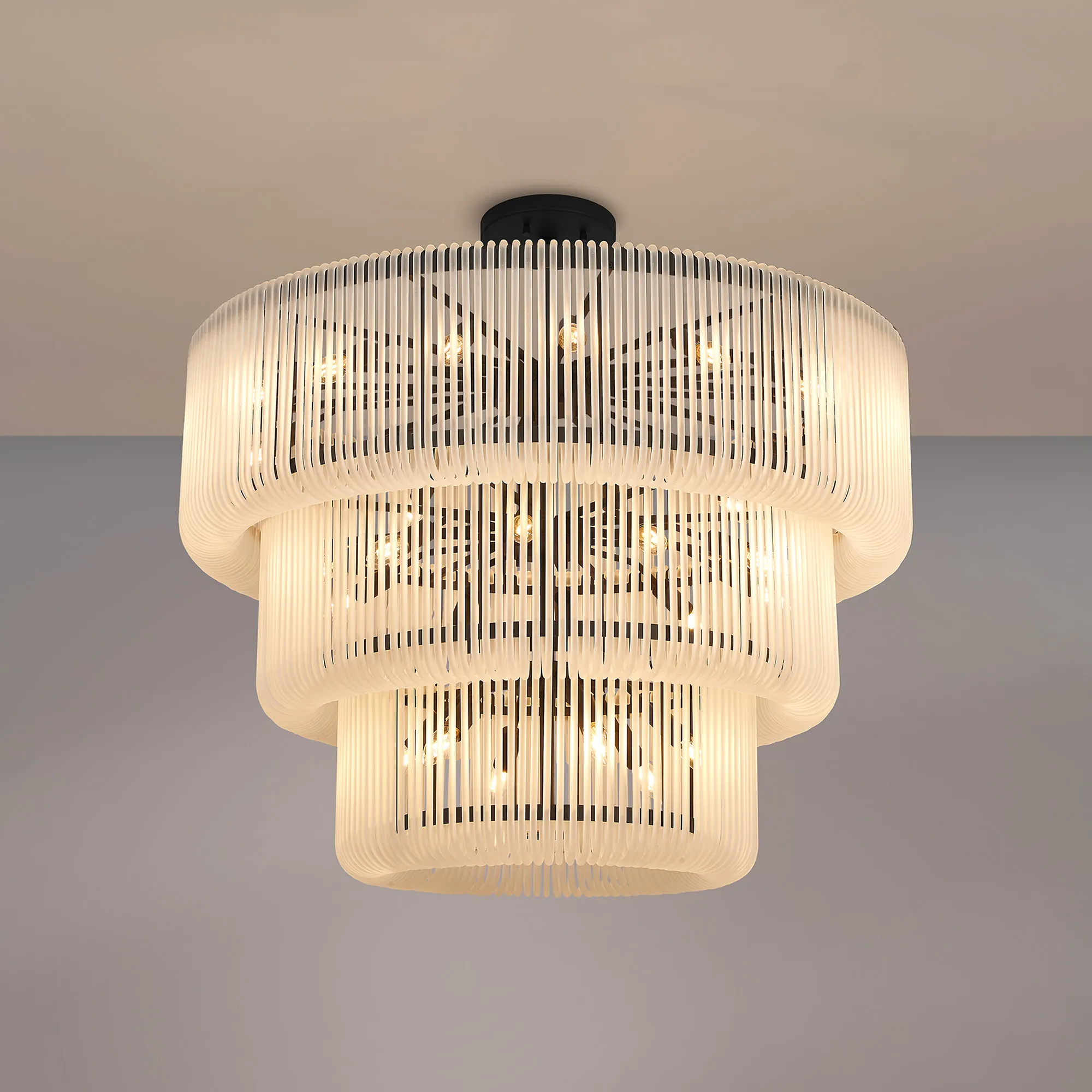 Jonas 2/3 Tier Chandelier- Various Finishes - Image 36