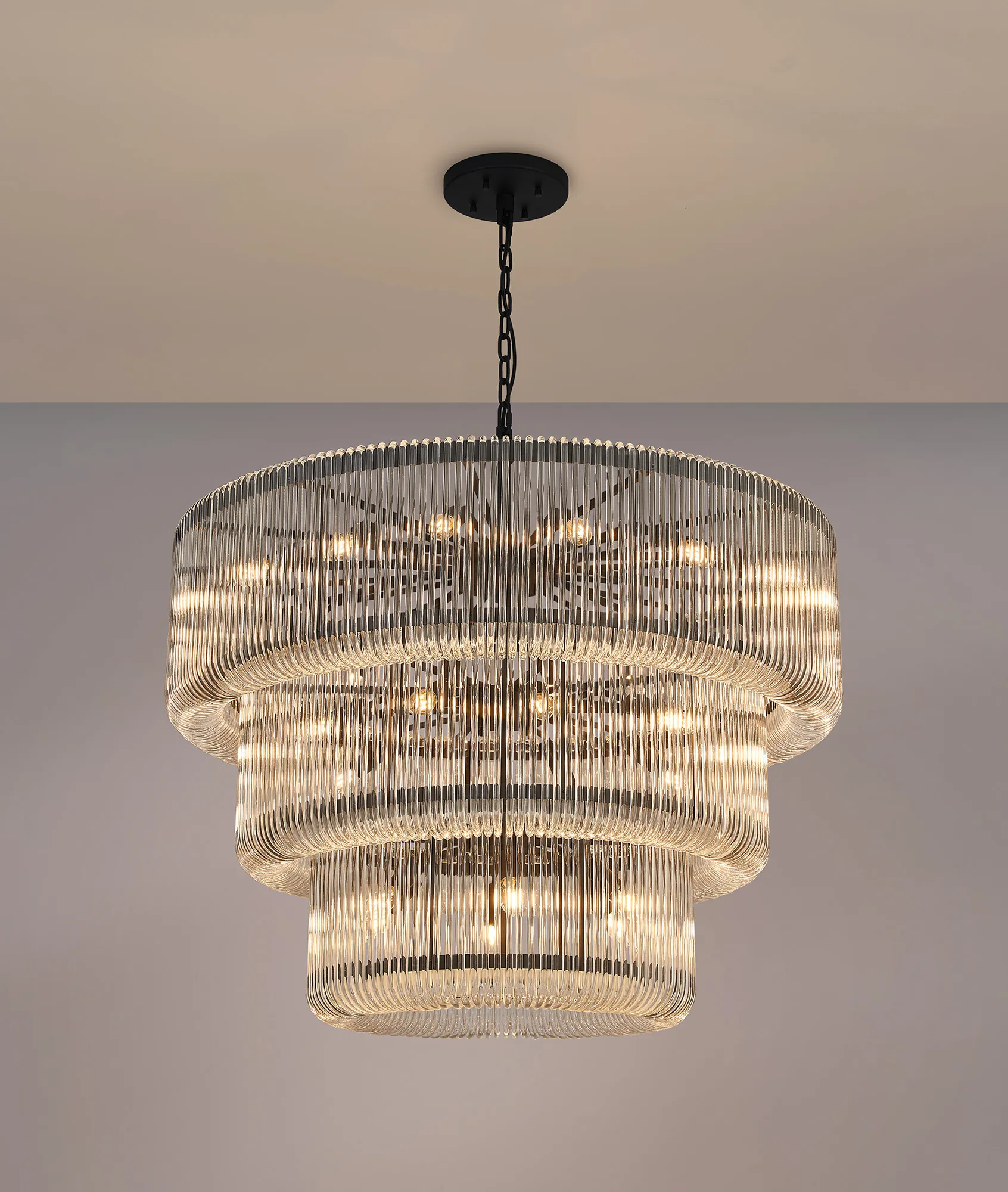 Jonas 2/3 Tier Chandelier- Various Finishes - Image 39