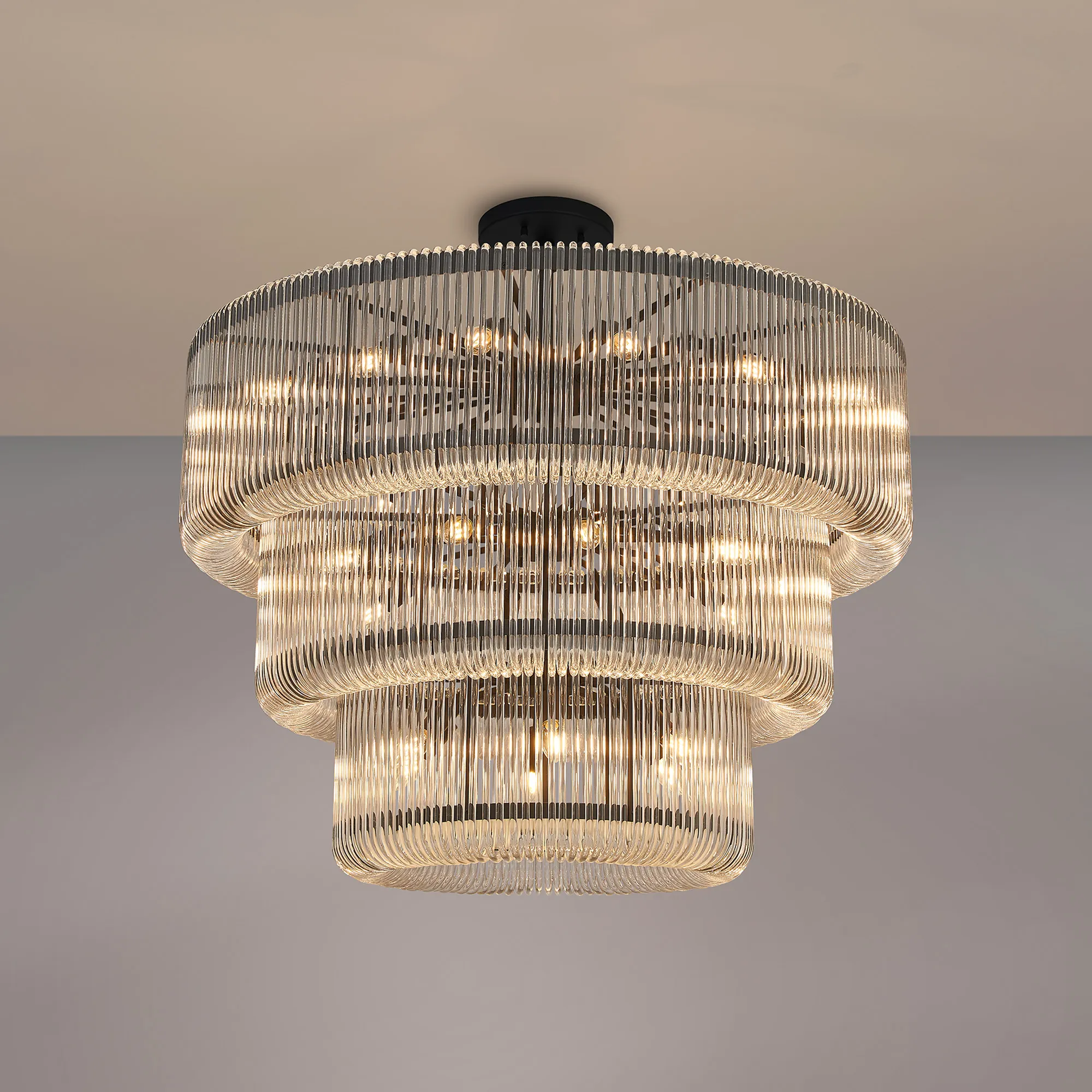 Jonas 2/3 Tier Chandelier- Various Finishes - Image 44