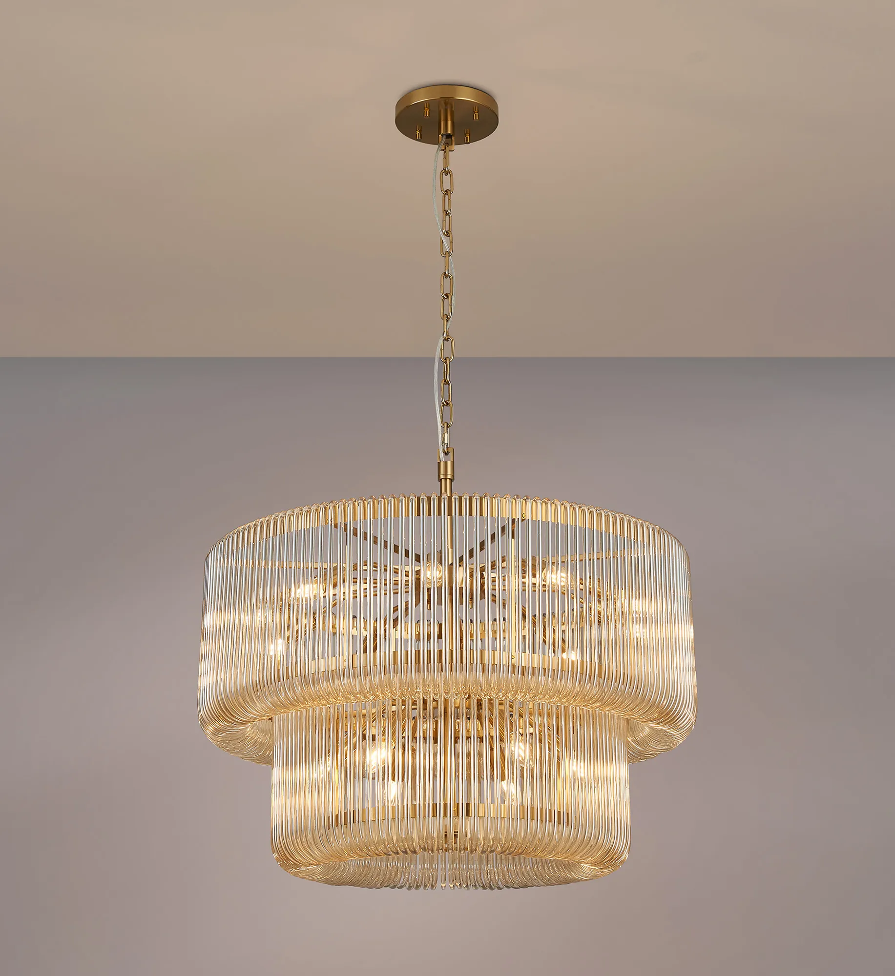 Jonas 2/3 Tier Chandelier- Various Finishes - Image 45
