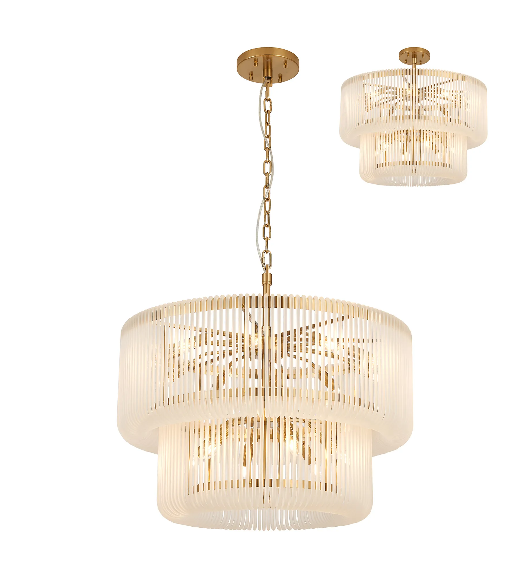 Jonas 2/3 Tier Chandelier- Various Finishes - Image 6