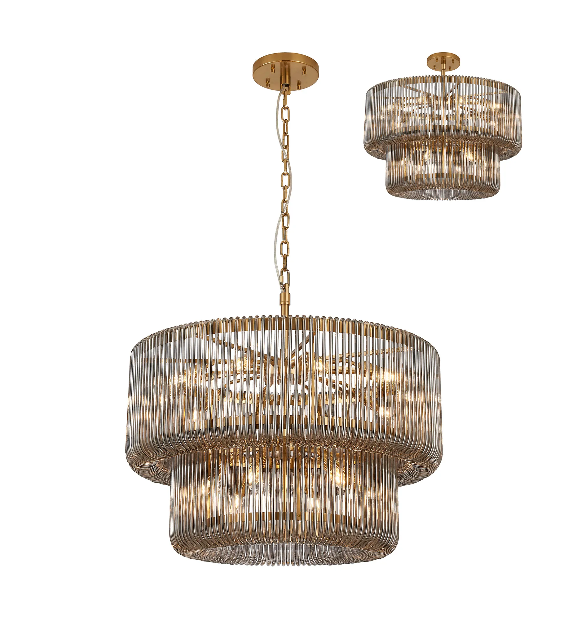 Jonas 2/3 Tier Chandelier- Various Finishes - Image 7