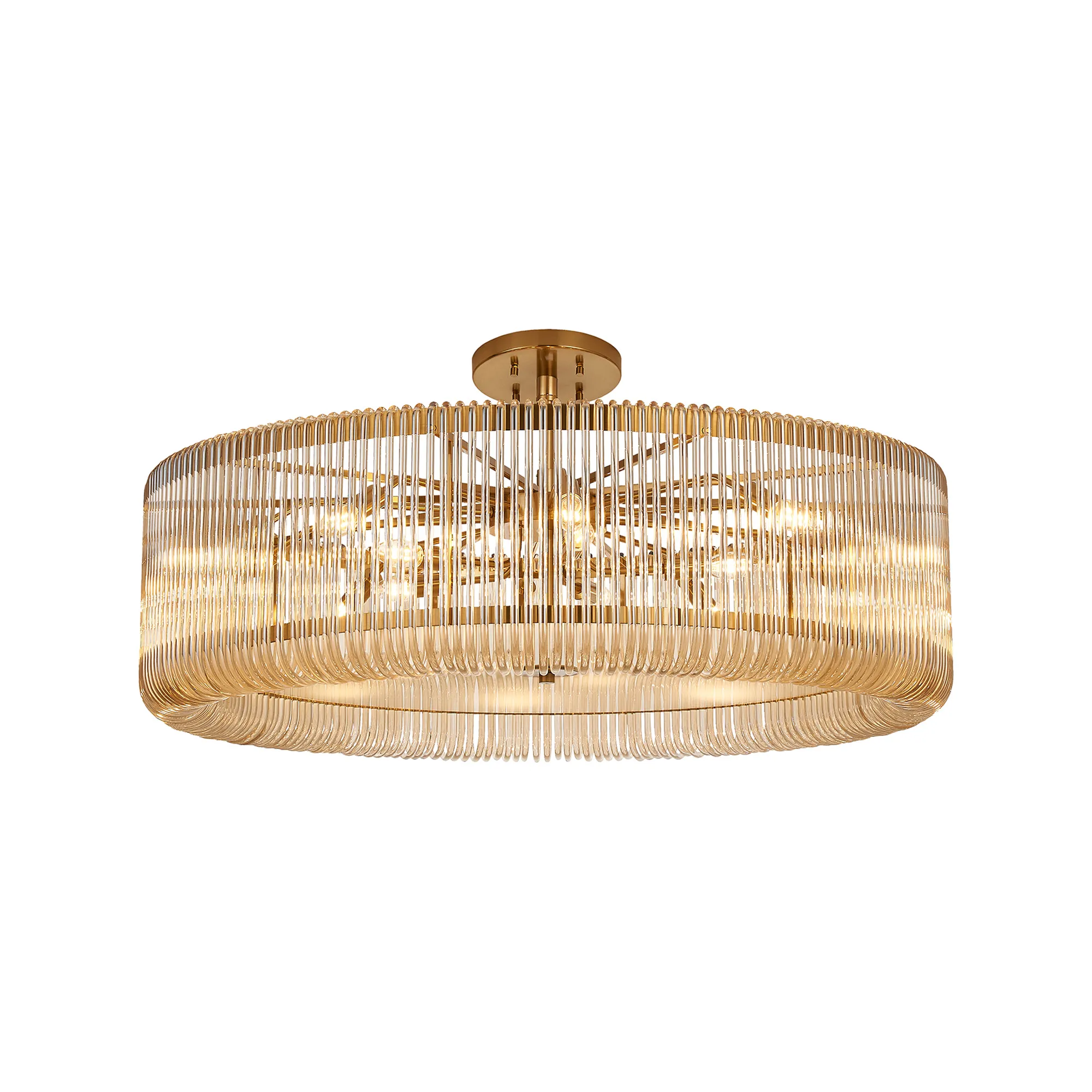 Jonas 9/12/15 Lt Round Pendant/Semi Ceiling- Various Finishes & Sizes - Image 2