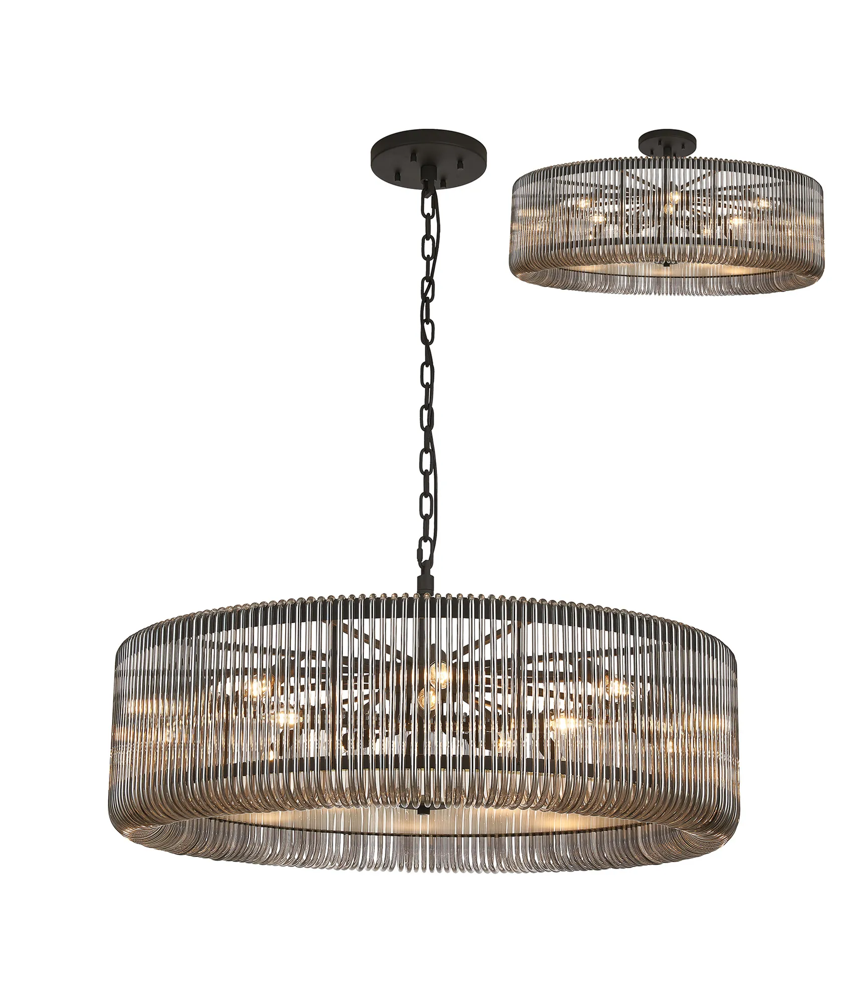 Jonas 9/12/15 Lt Round Pendant/Semi Ceiling- Various Finishes & Sizes - Image 21