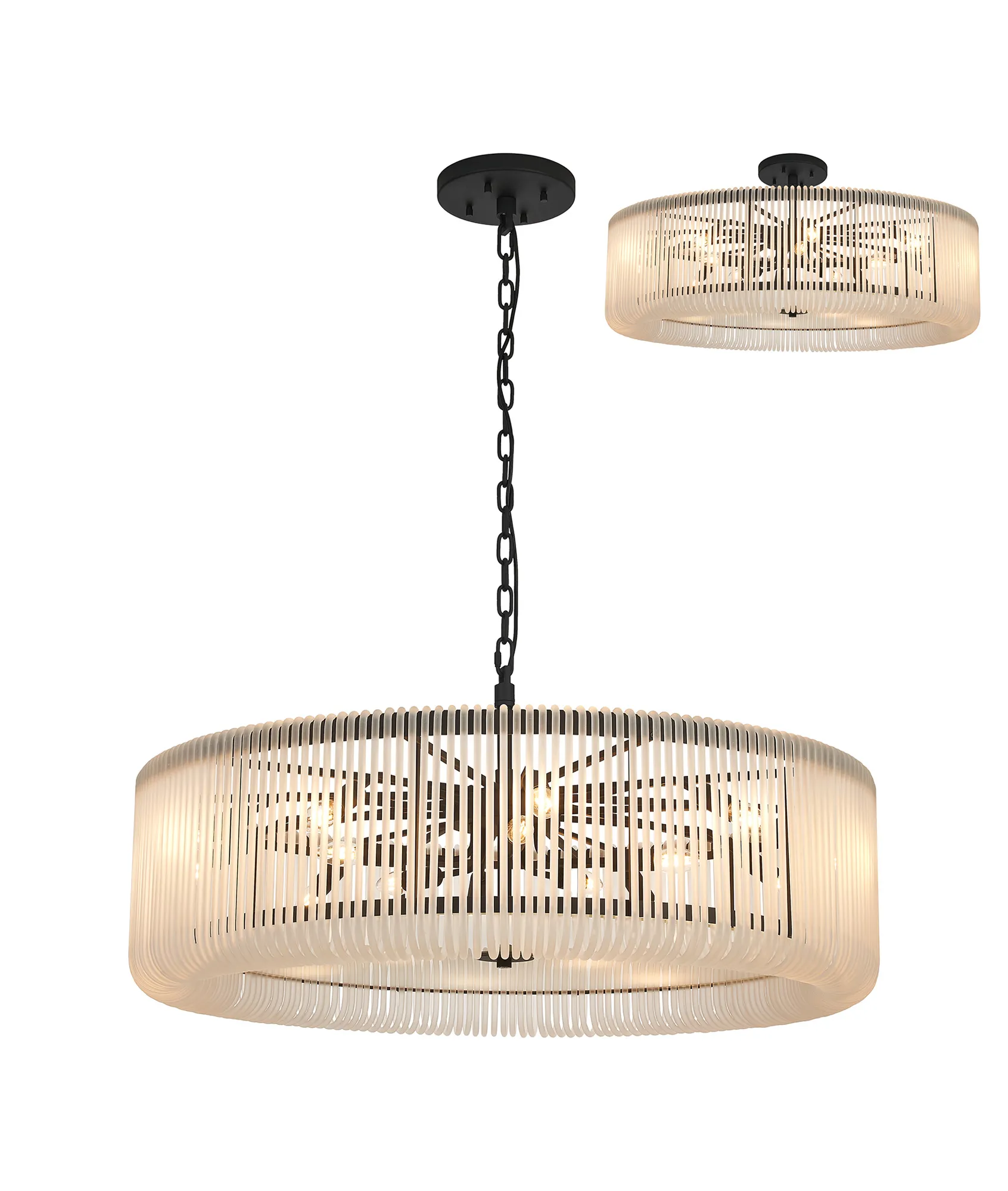 Jonas 9/12/15 Lt Round Pendant/Semi Ceiling- Various Finishes & Sizes - Image 25