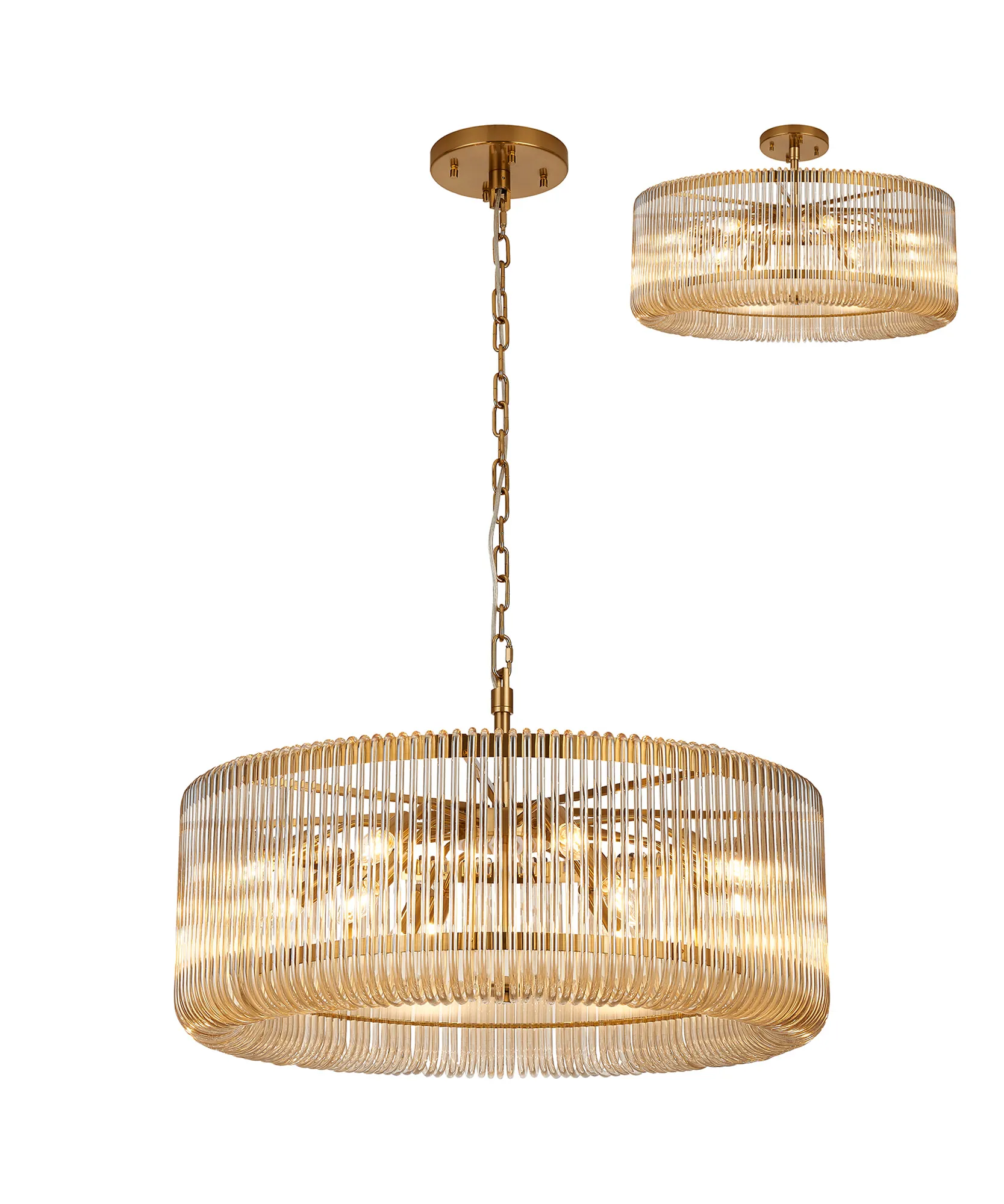 Jonas 9/12/15 Lt Round Pendant/Semi Ceiling- Various Finishes & Sizes - Image 33