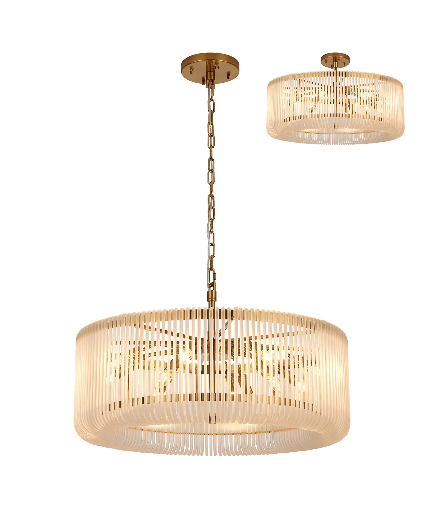 Jonas 9/12/15 Lt Round Pendant/Semi Ceiling- Various Finishes & Sizes - Image 41