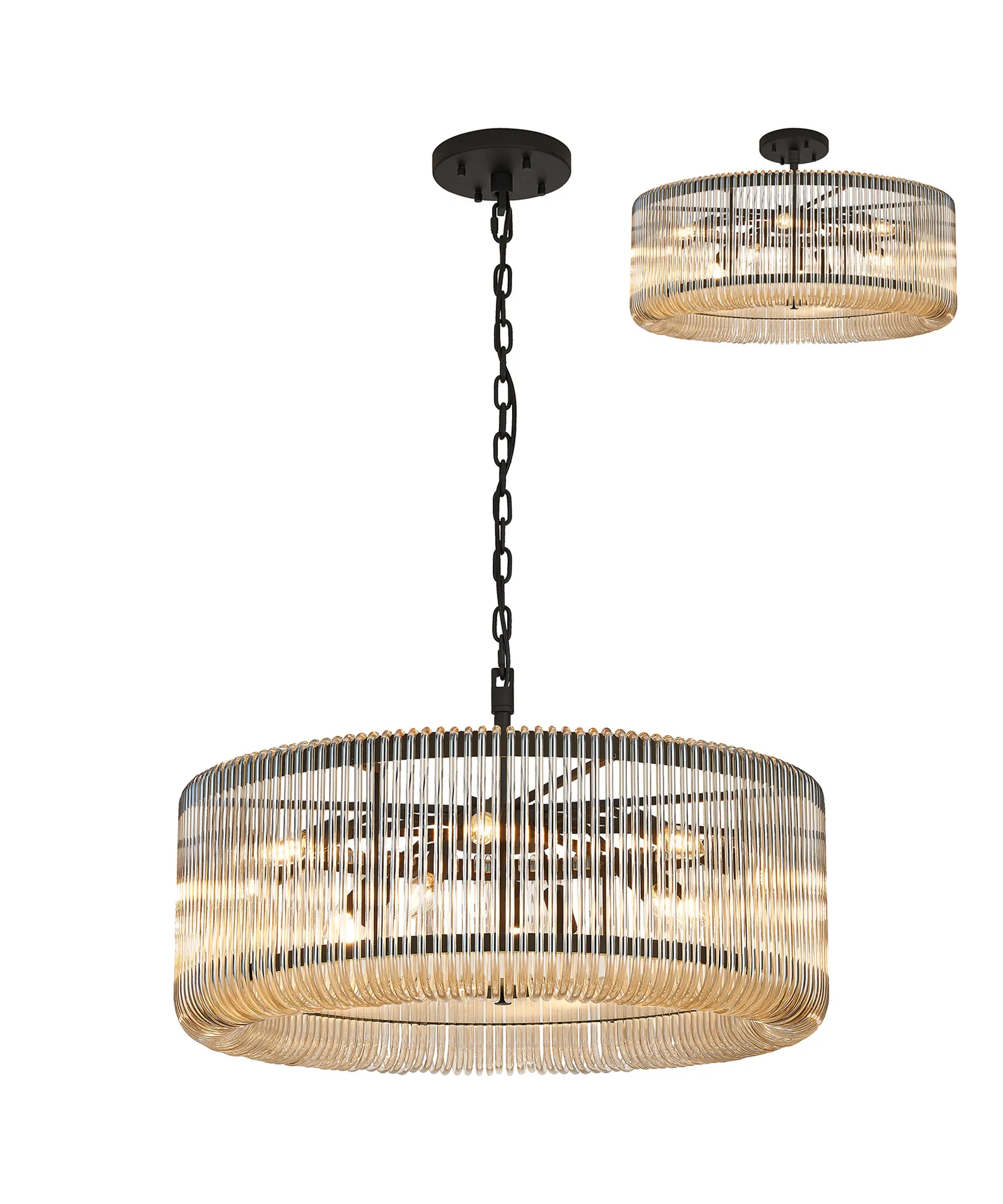 Jonas 9/12/15 Lt Round Pendant/Semi Ceiling- Various Finishes & Sizes - Image 47
