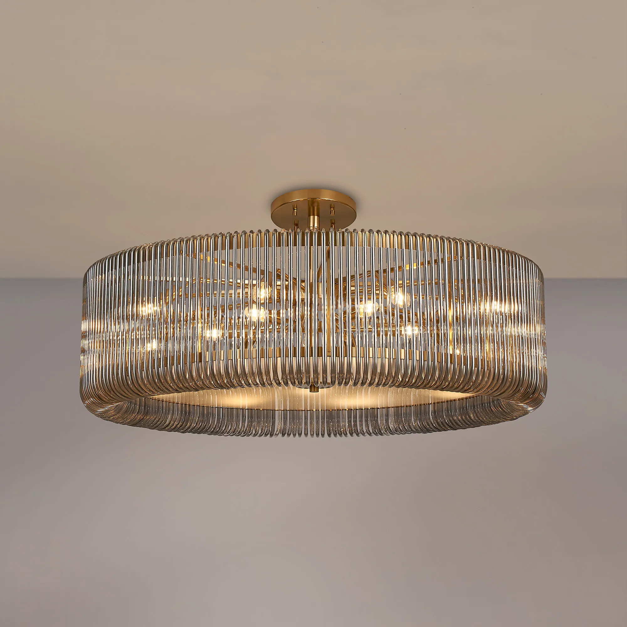 Jonas 9/12/15 Lt Round Pendant/Semi Ceiling- Various Finishes & Sizes - Image 5