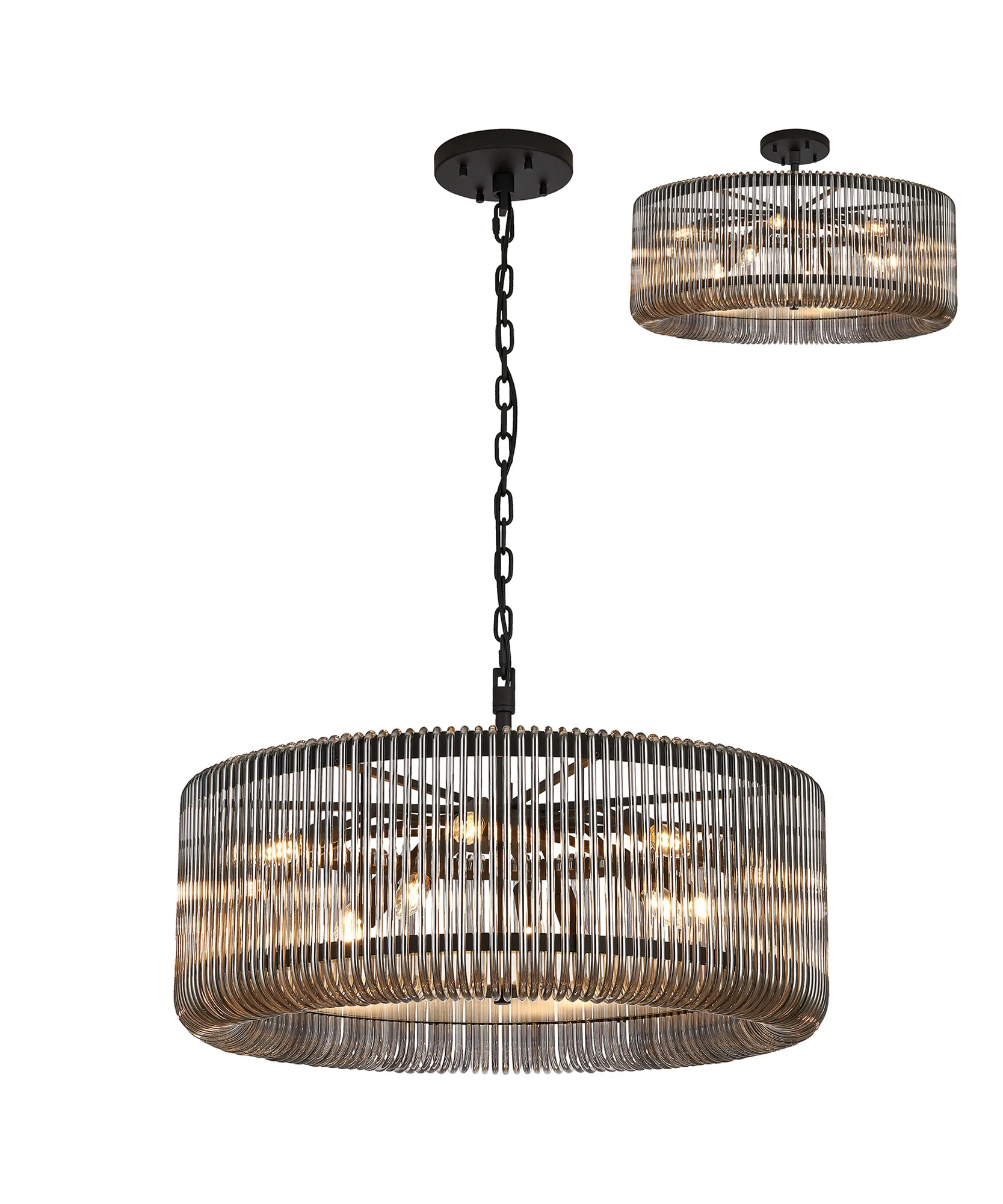 Jonas 9/12/15 Lt Round Pendant/Semi Ceiling- Various Finishes & Sizes - Image 51
