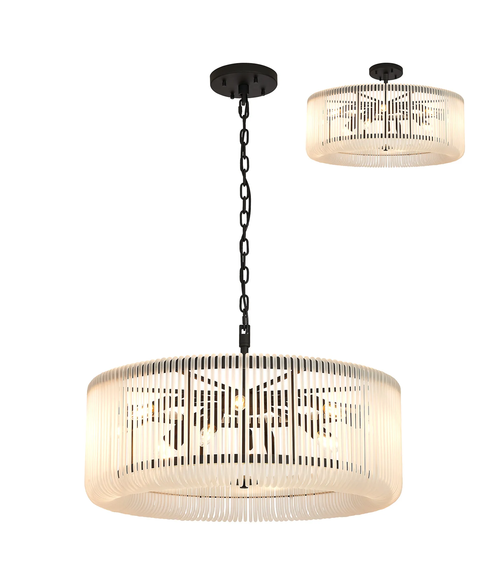 Jonas 9/12/15 Lt Round Pendant/Semi Ceiling- Various Finishes & Sizes - Image 54