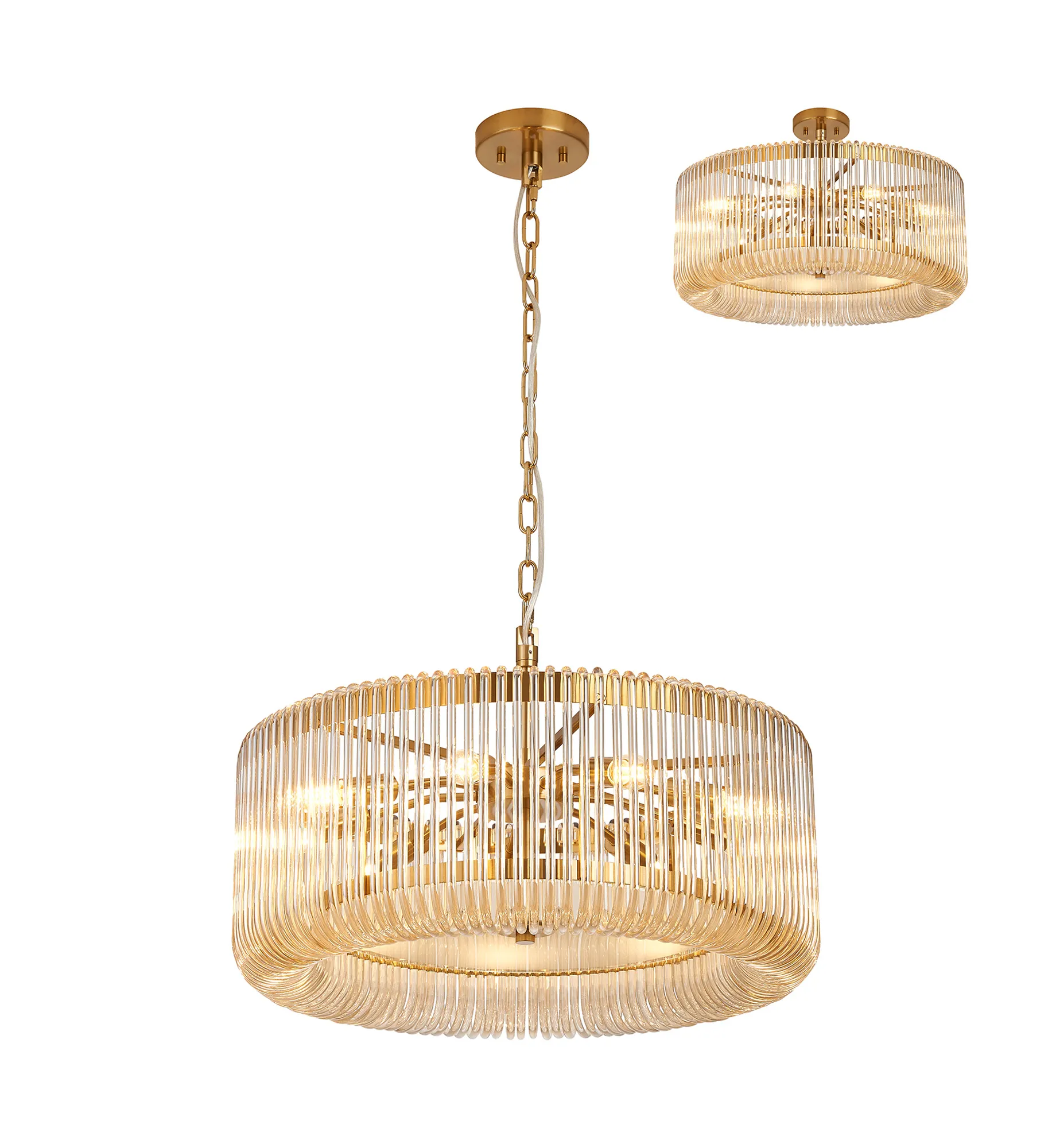 Jonas 9/12/15 Lt Round Pendant/Semi Ceiling- Various Finishes & Sizes - Image 62