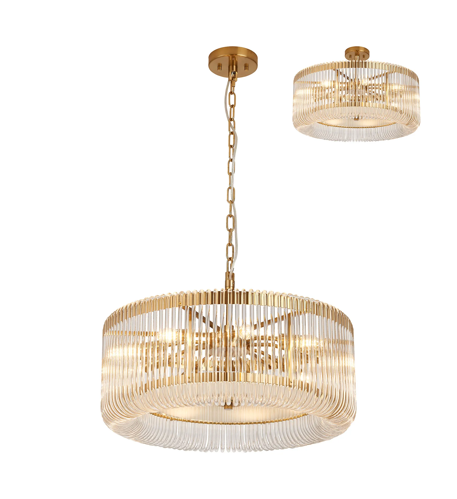 Jonas 9/12/15 Lt Round Pendant/Semi Ceiling- Various Finishes & Sizes - Image 69