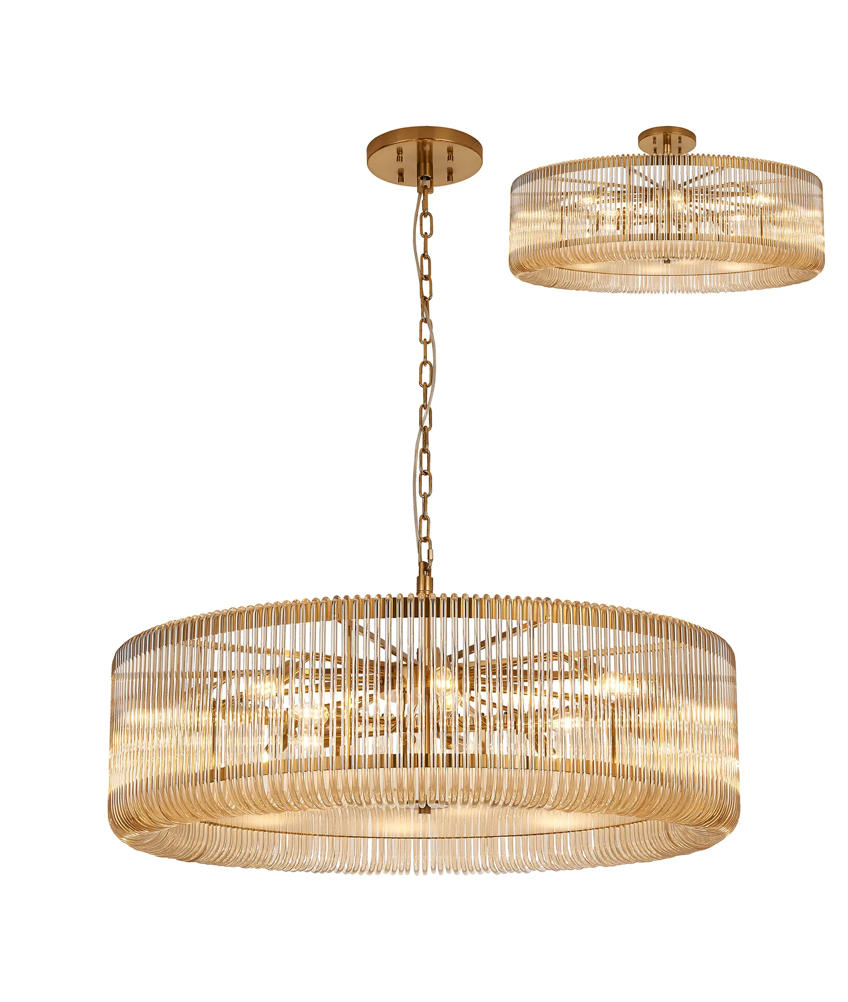 Jonas 9/12/15 Lt Round Pendant/Semi Ceiling- Various Finishes & Sizes - Image 88