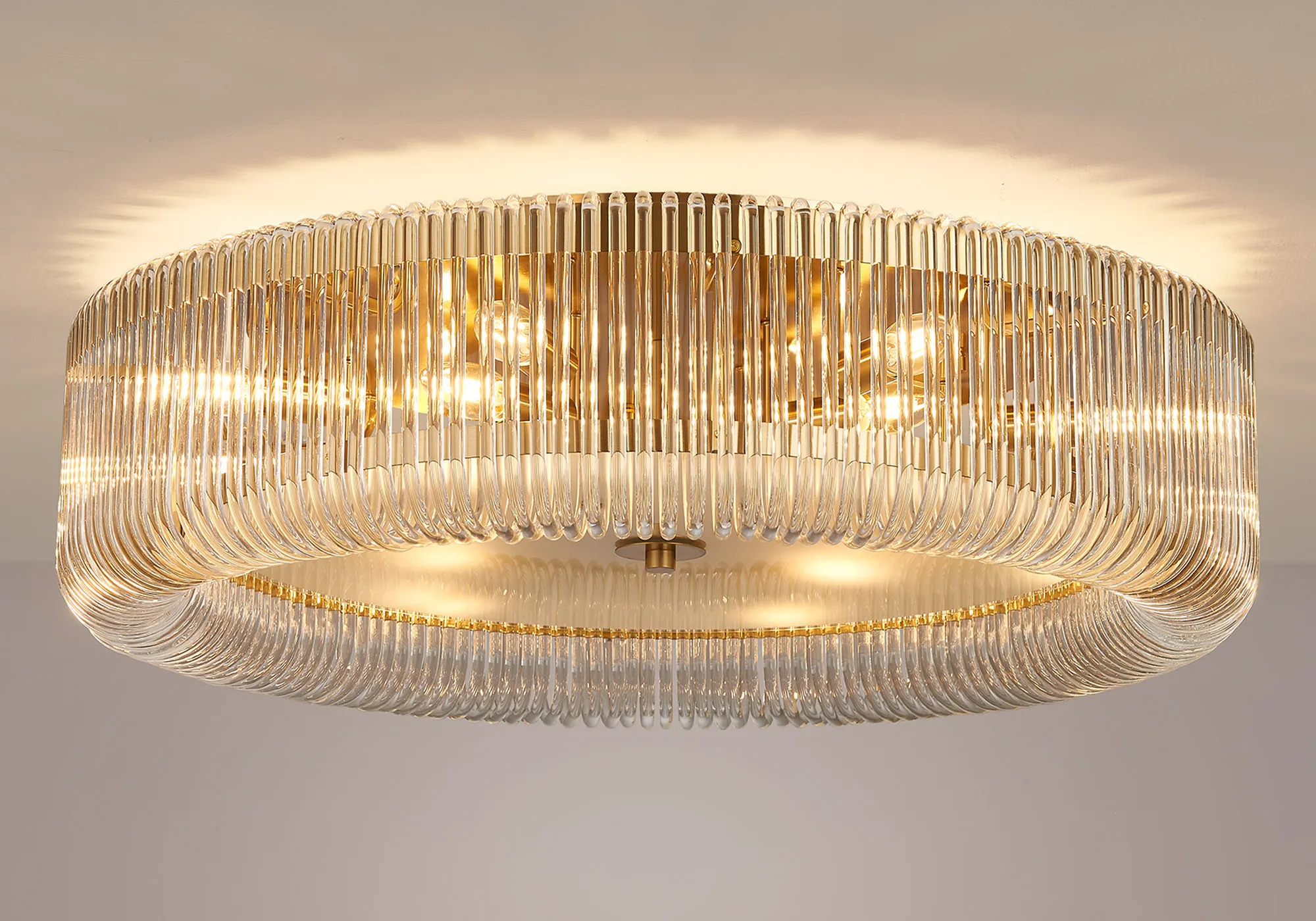 Jonas Round Flush Ceiling Light- Various Sizes & Finishes - Image 10