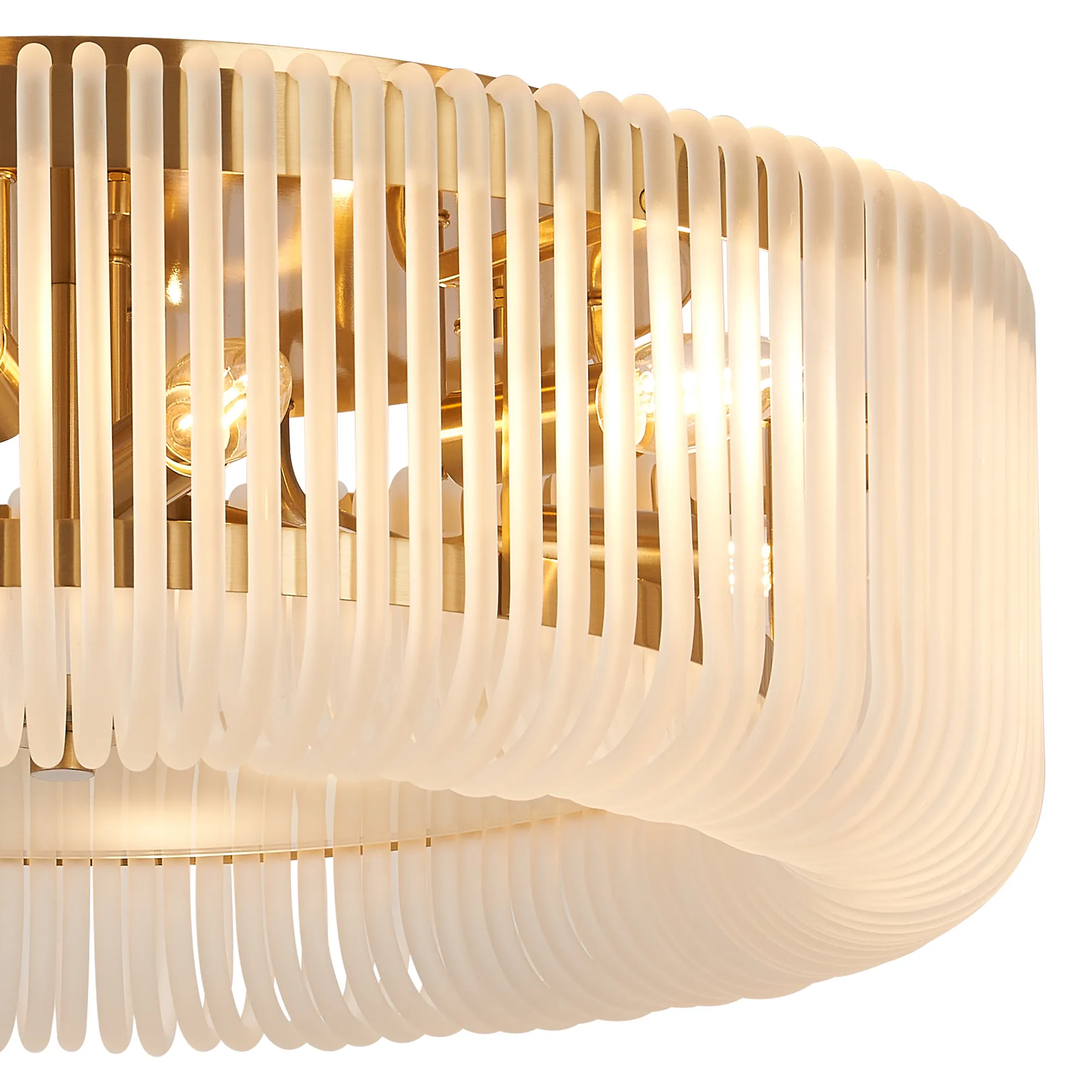Jonas Round Flush Ceiling Light- Various Sizes & Finishes - Image 34