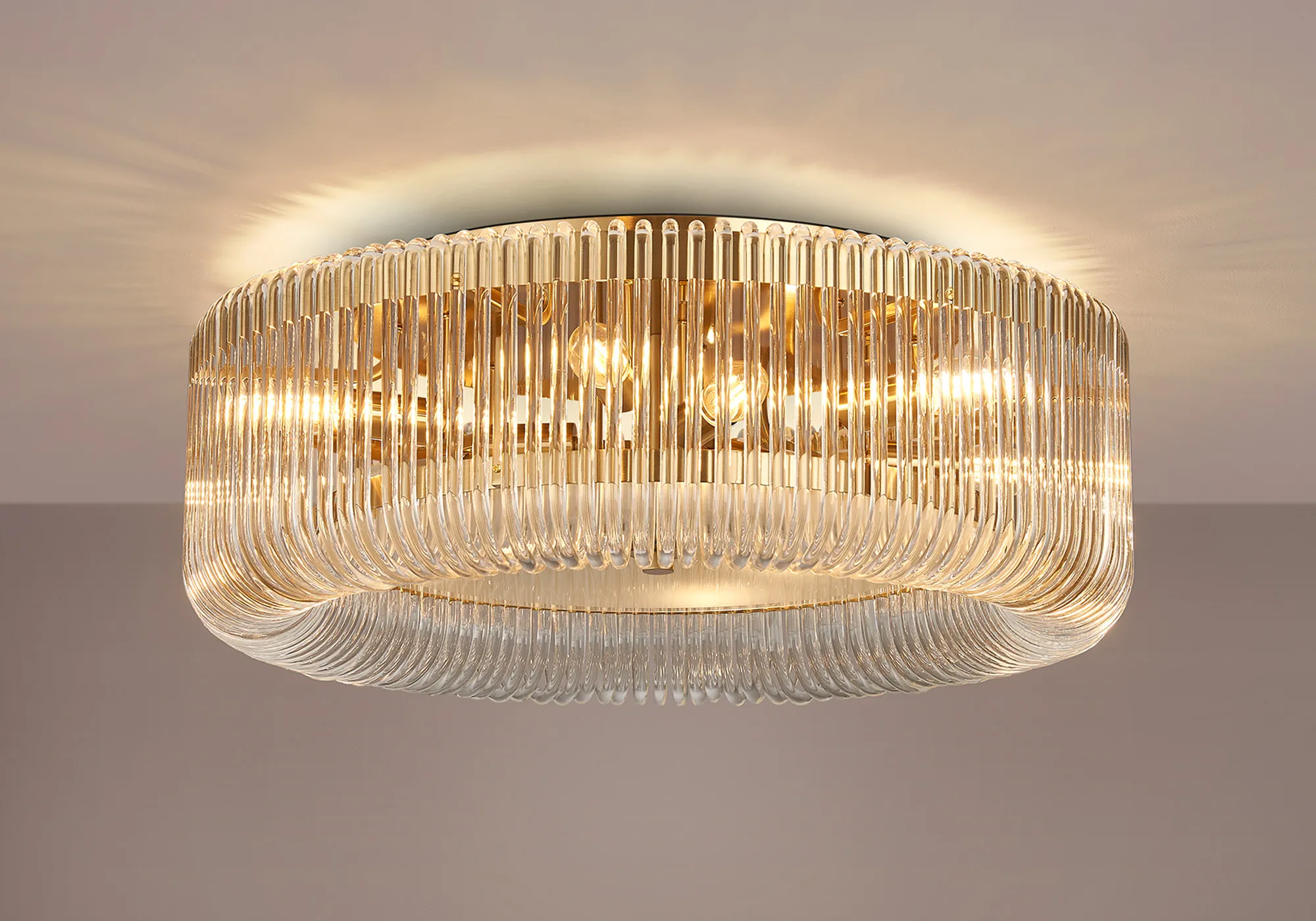 Jonas Round Flush Ceiling Light- Various Sizes & Finishes - Image 36