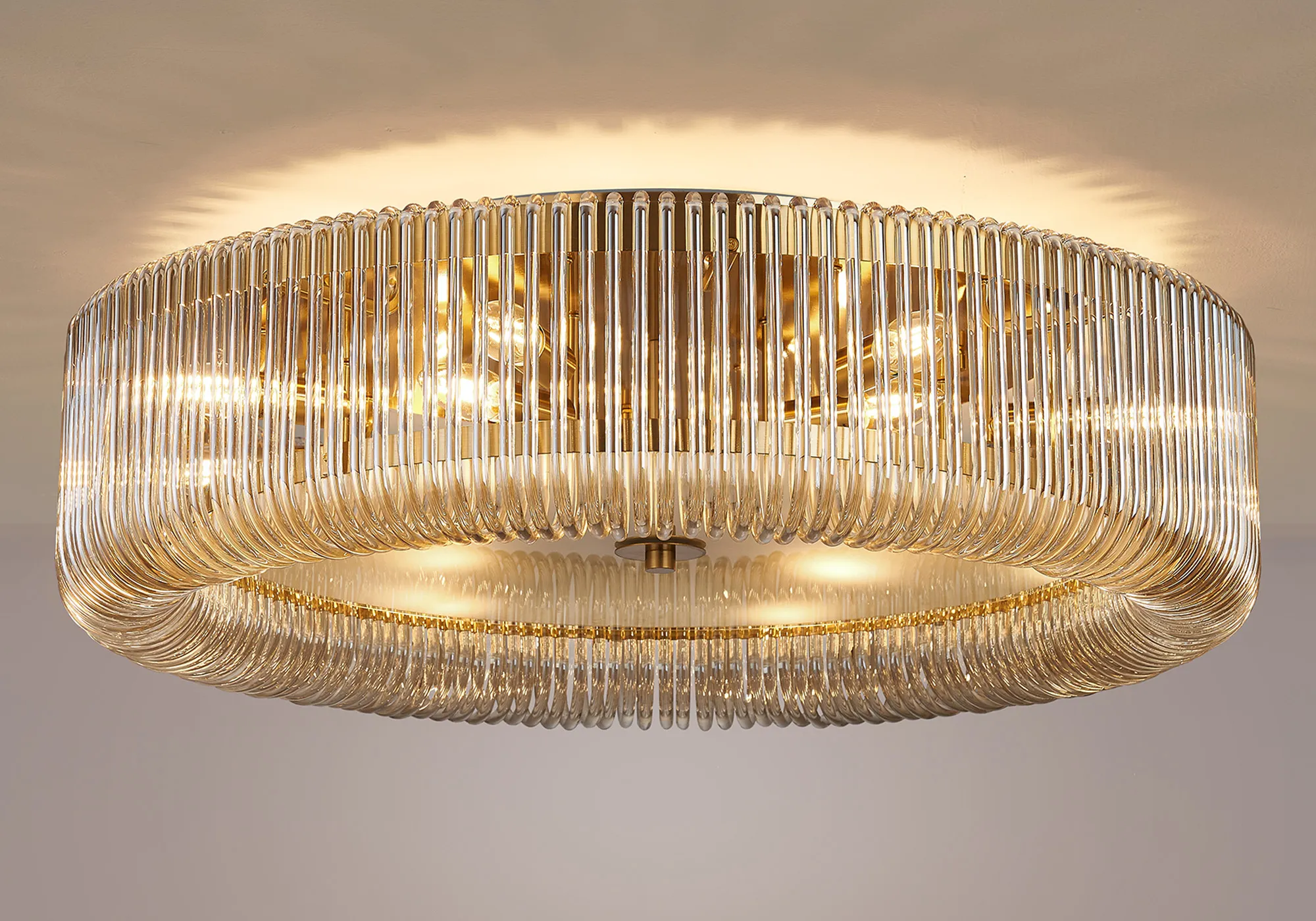 Jonas Round Flush Ceiling Light- Various Sizes & Finishes - Image 4