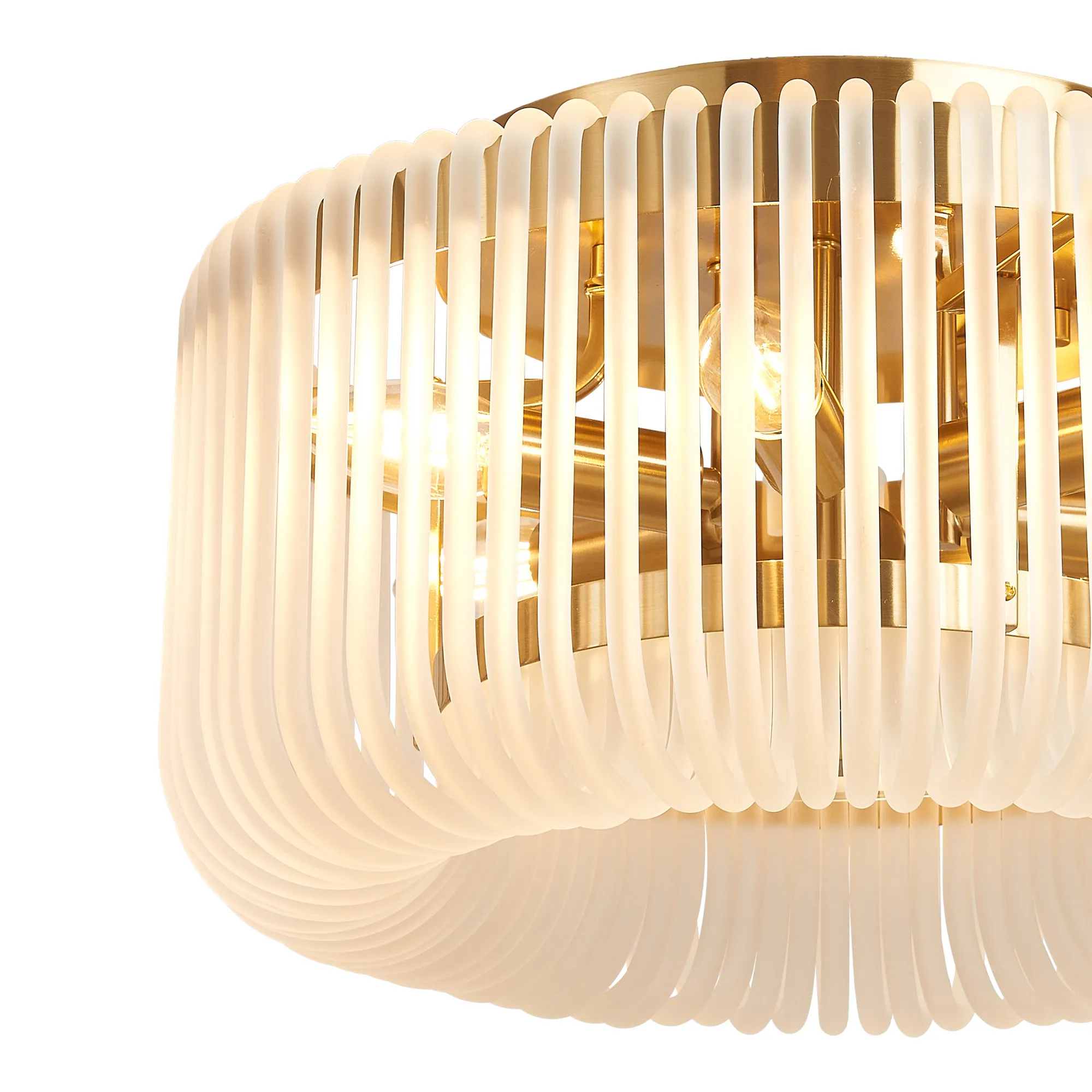 Jonas Round Flush Ceiling Light- Various Sizes & Finishes - Image 56