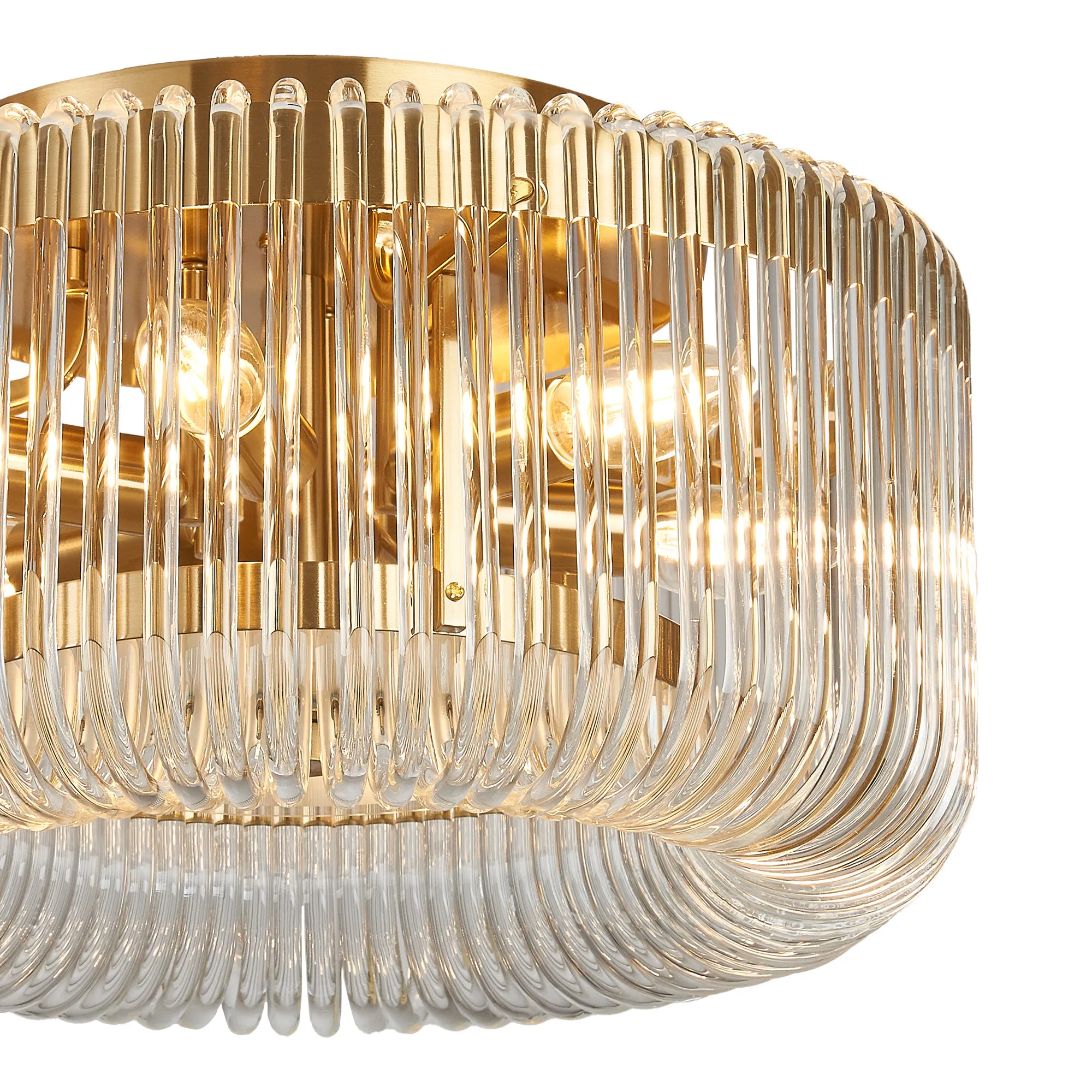 Jonas Round Flush Ceiling Light- Various Sizes & Finishes - Image 59