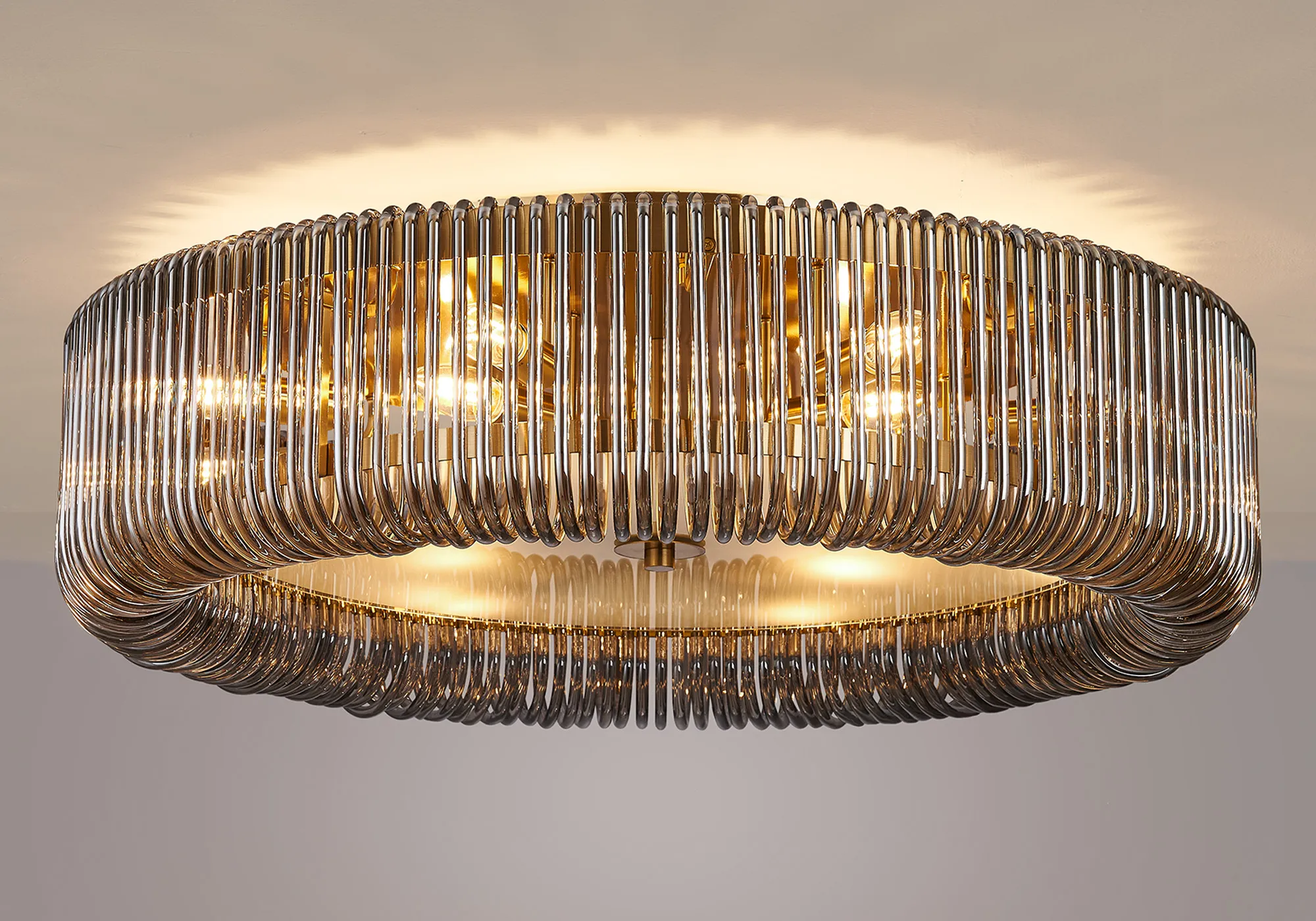 Jonas Round Flush Ceiling Light- Various Sizes & Finishes - Image 7
