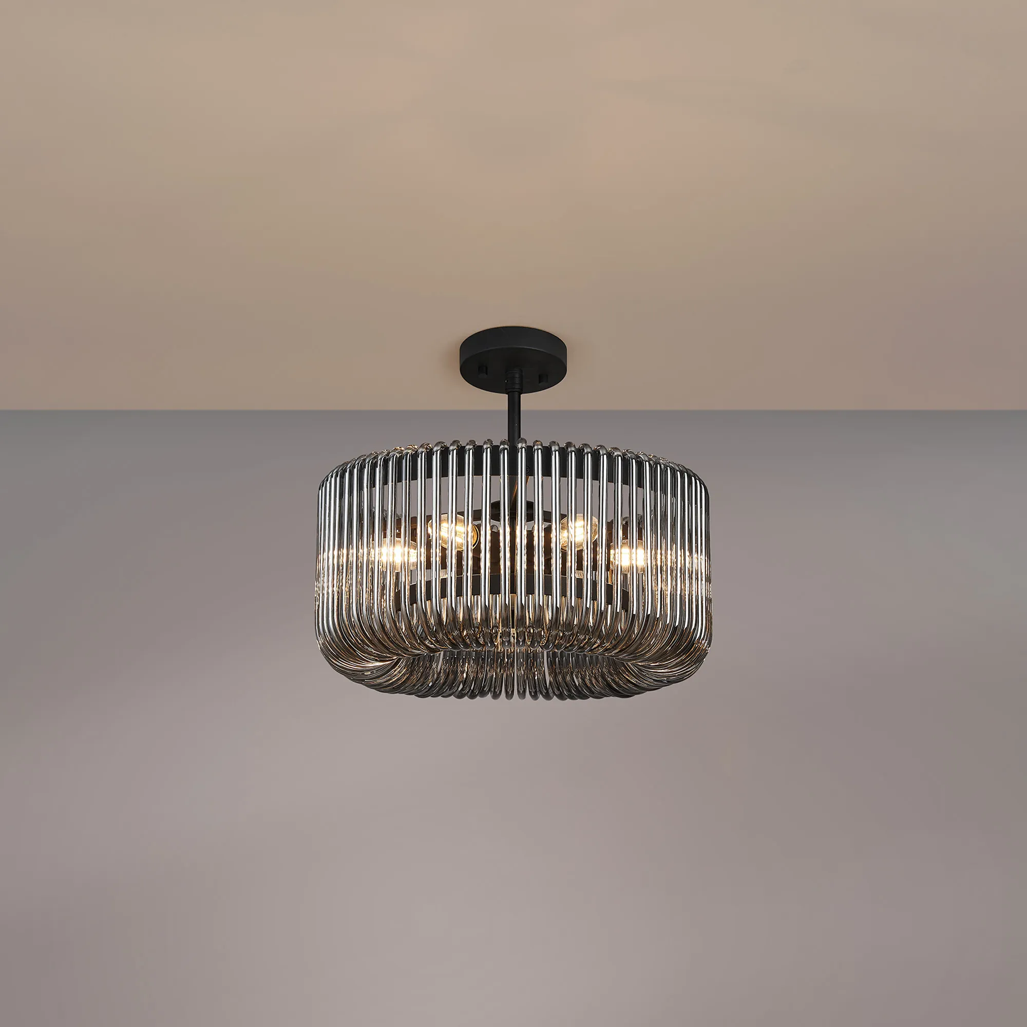 Jonas Round Pendant 6Lt - Various Colours - Image 21