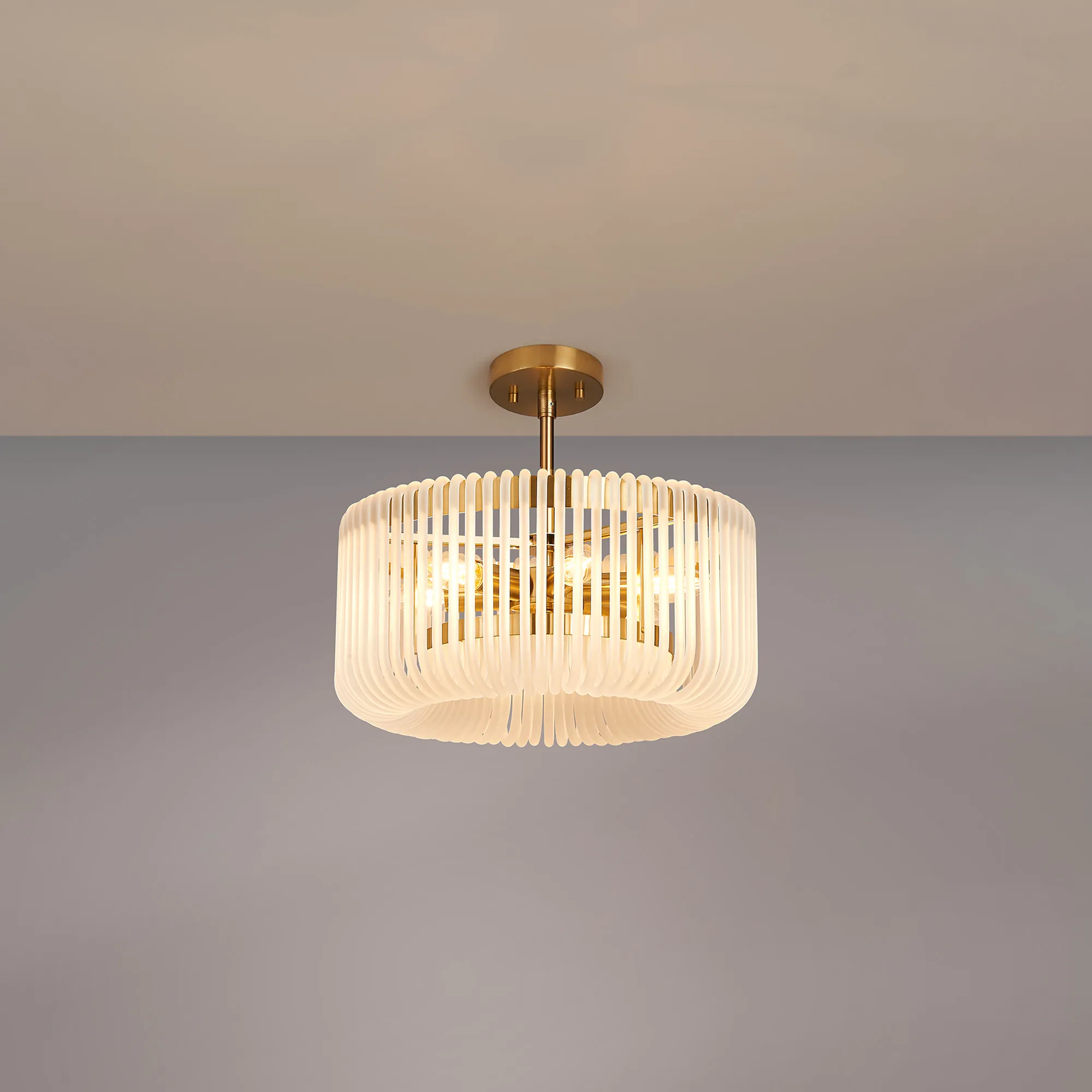 Jonas Round Pendant 6Lt - Various Colours - Image 27
