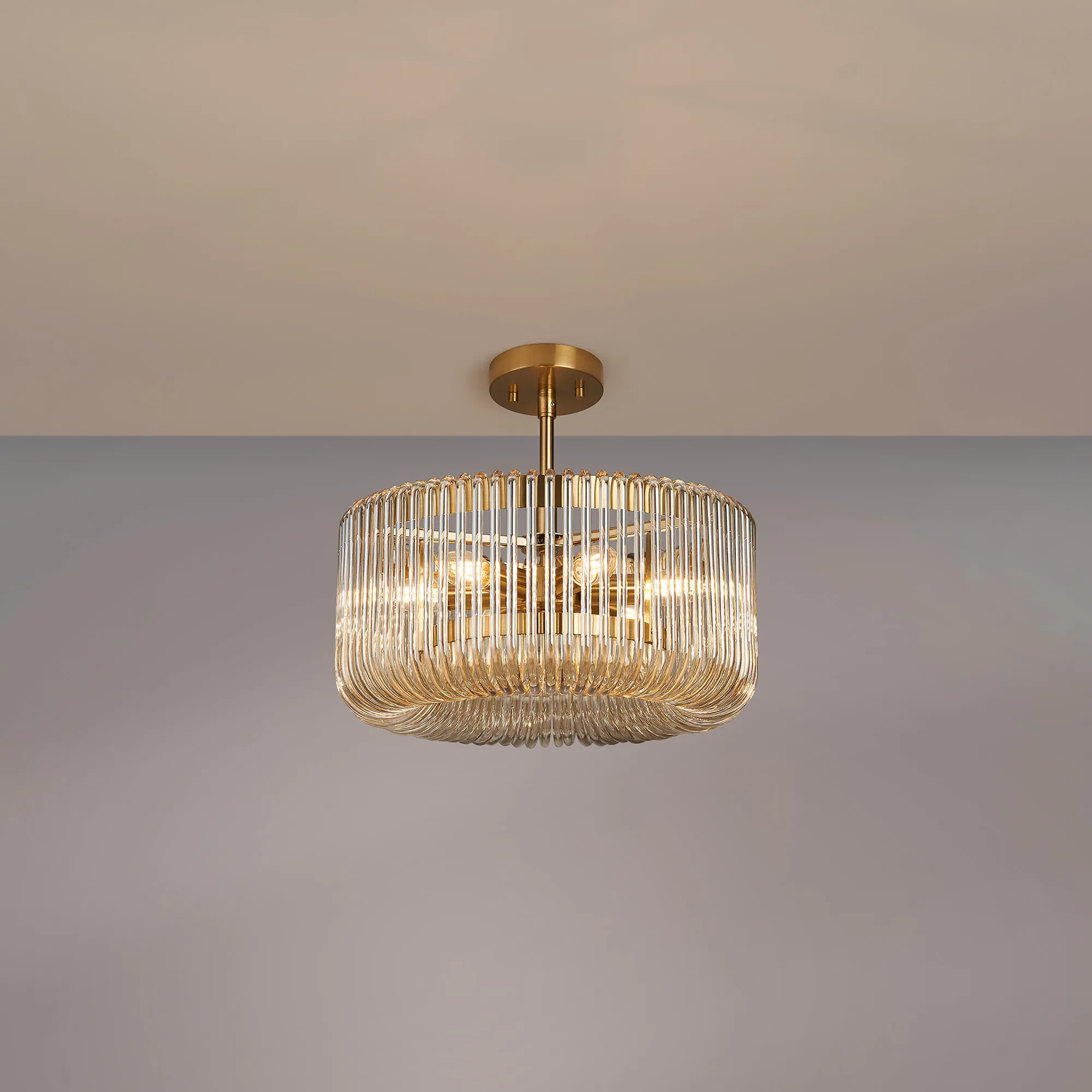 Jonas Round Pendant 6Lt - Various Colours - Image 29