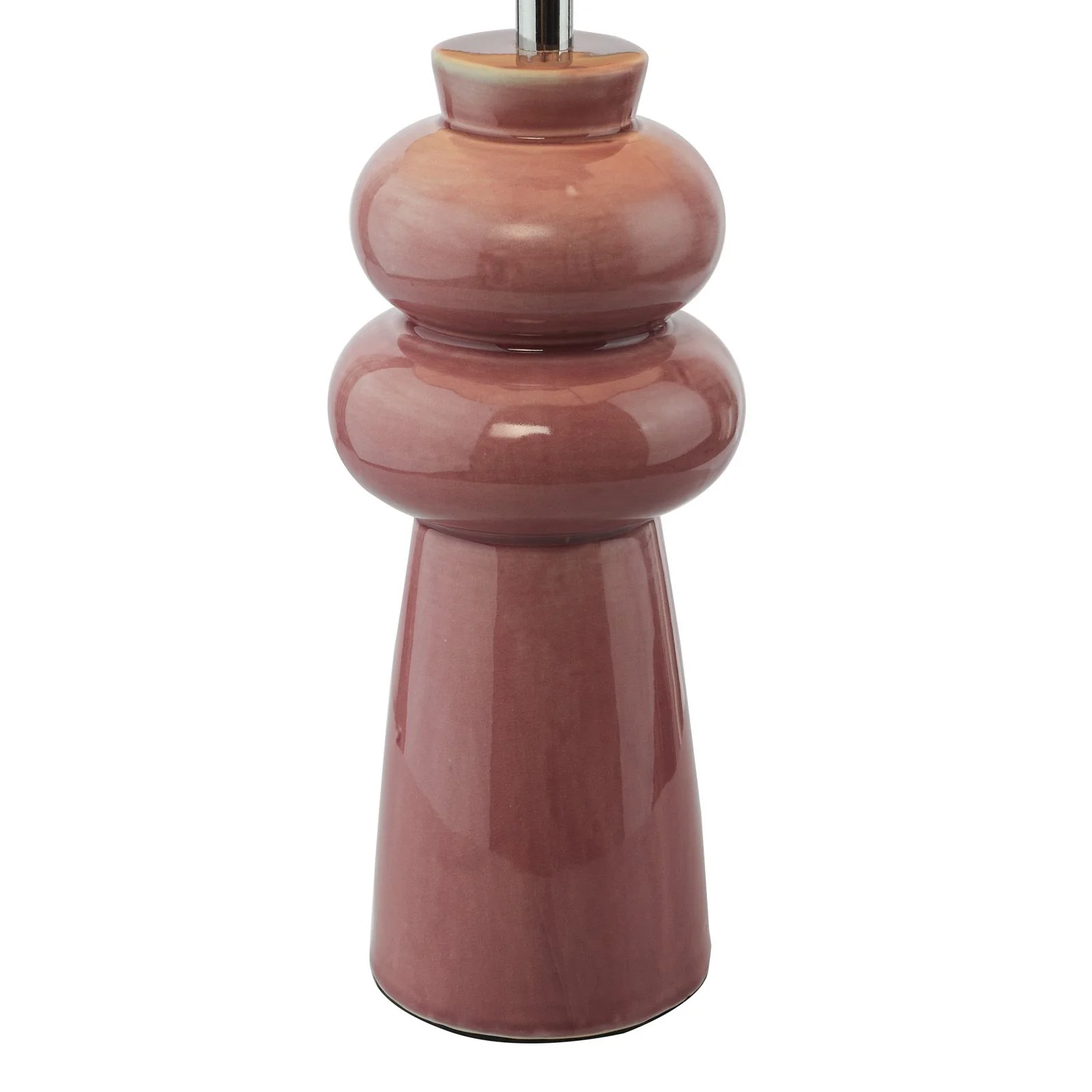 Jordana Table Lamp- Pink/Green and Polished Chrome With Shade - Image 4